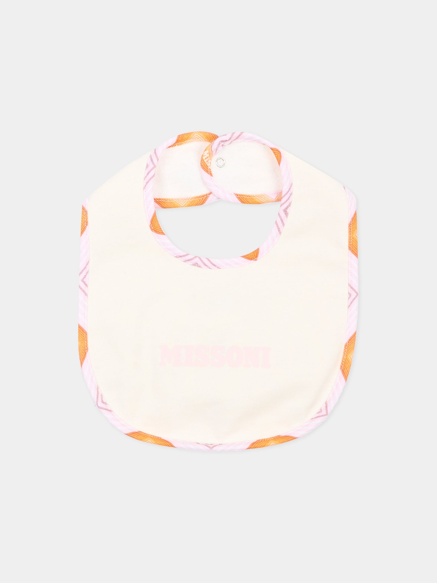 Set tutina multicolor per neonata con chevron,Missoni,MZB010 Z4076 999