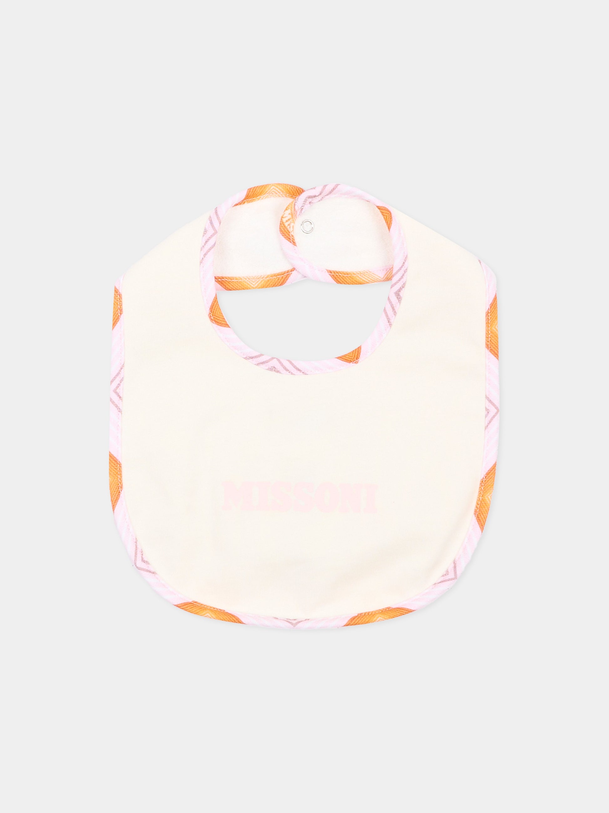 Set tutina multicolor per neonata con chevron,Missoni,MZB010 Z4076 999
