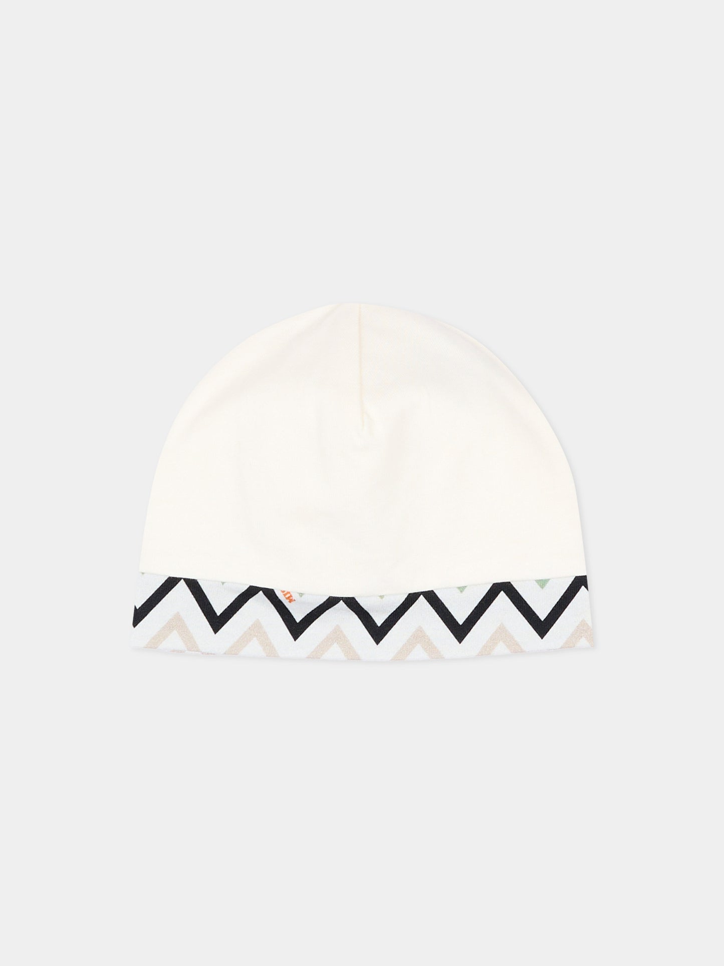 Set tutina avorio per neonato con chevron,Missoni,MZB300 Z3672 102