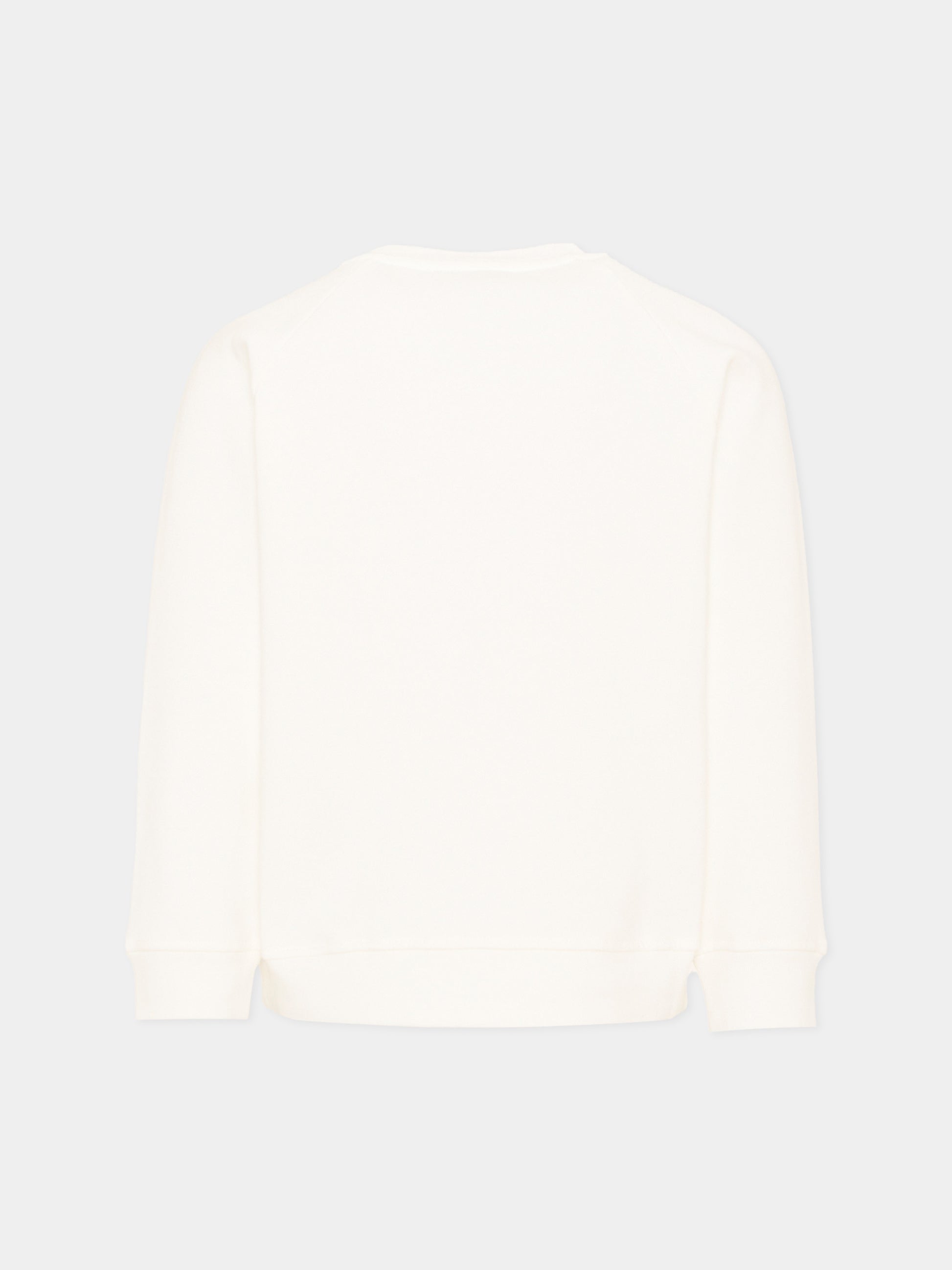 Felpa avorio per bambina con logo,Stella Mccartney Kids,TZ4A40 Z3059 101