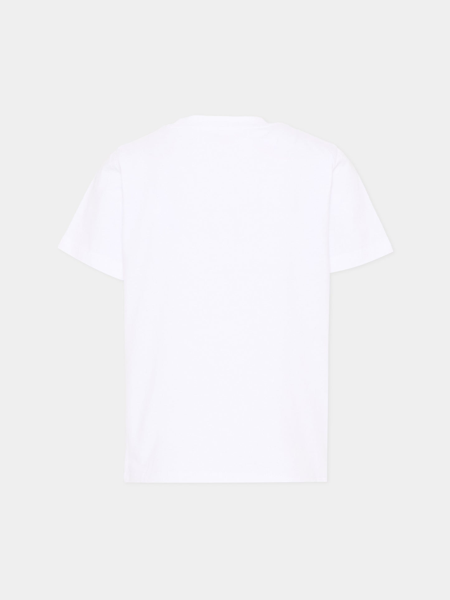 T-shirt bianca per bambini con logo,Stella Mccartney Kids,TZ8P01 Z3772 100