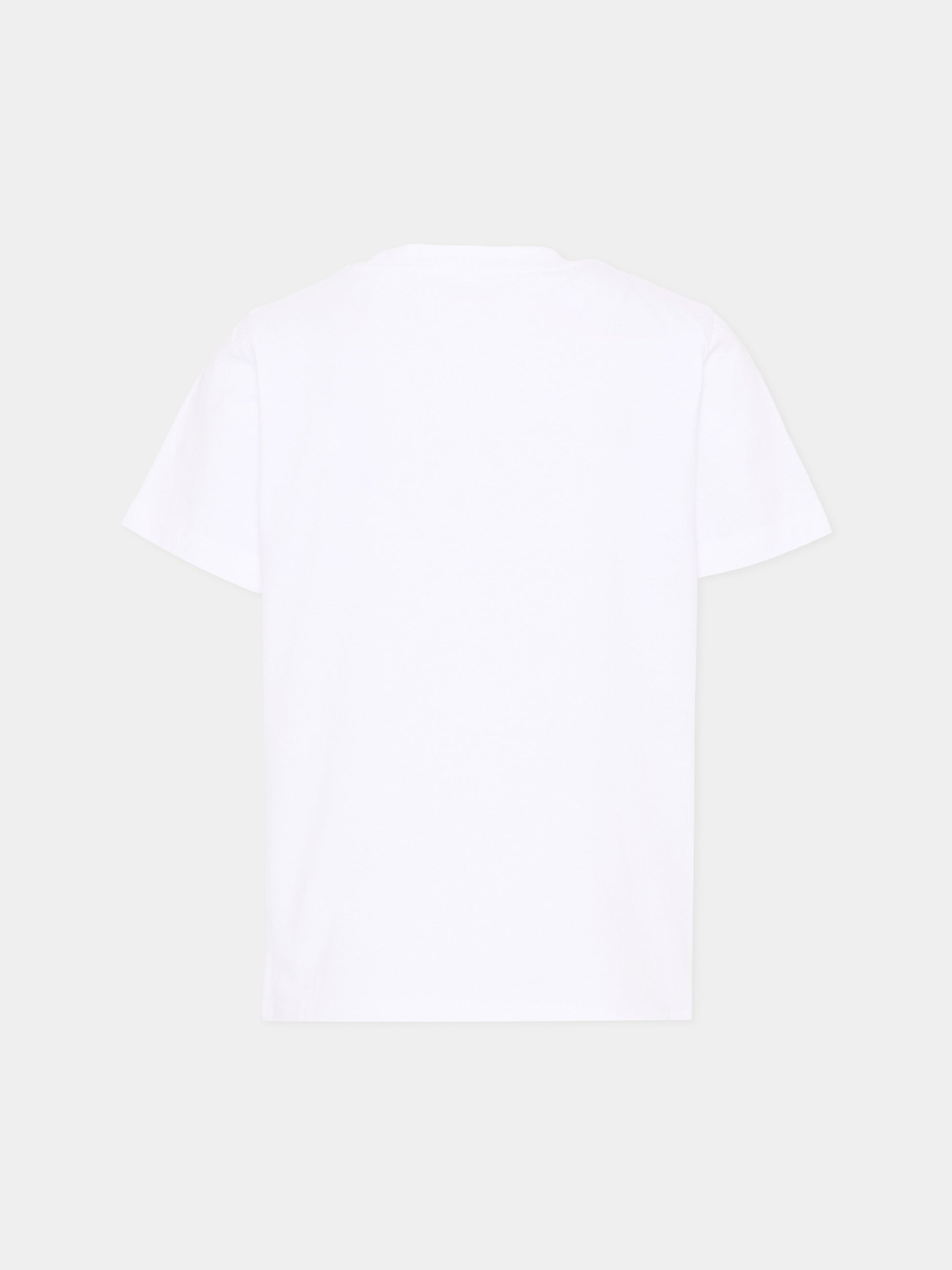 T-shirt bianca per bambini con logo,Stella Mccartney Kids,TZ8P01 Z3772 100