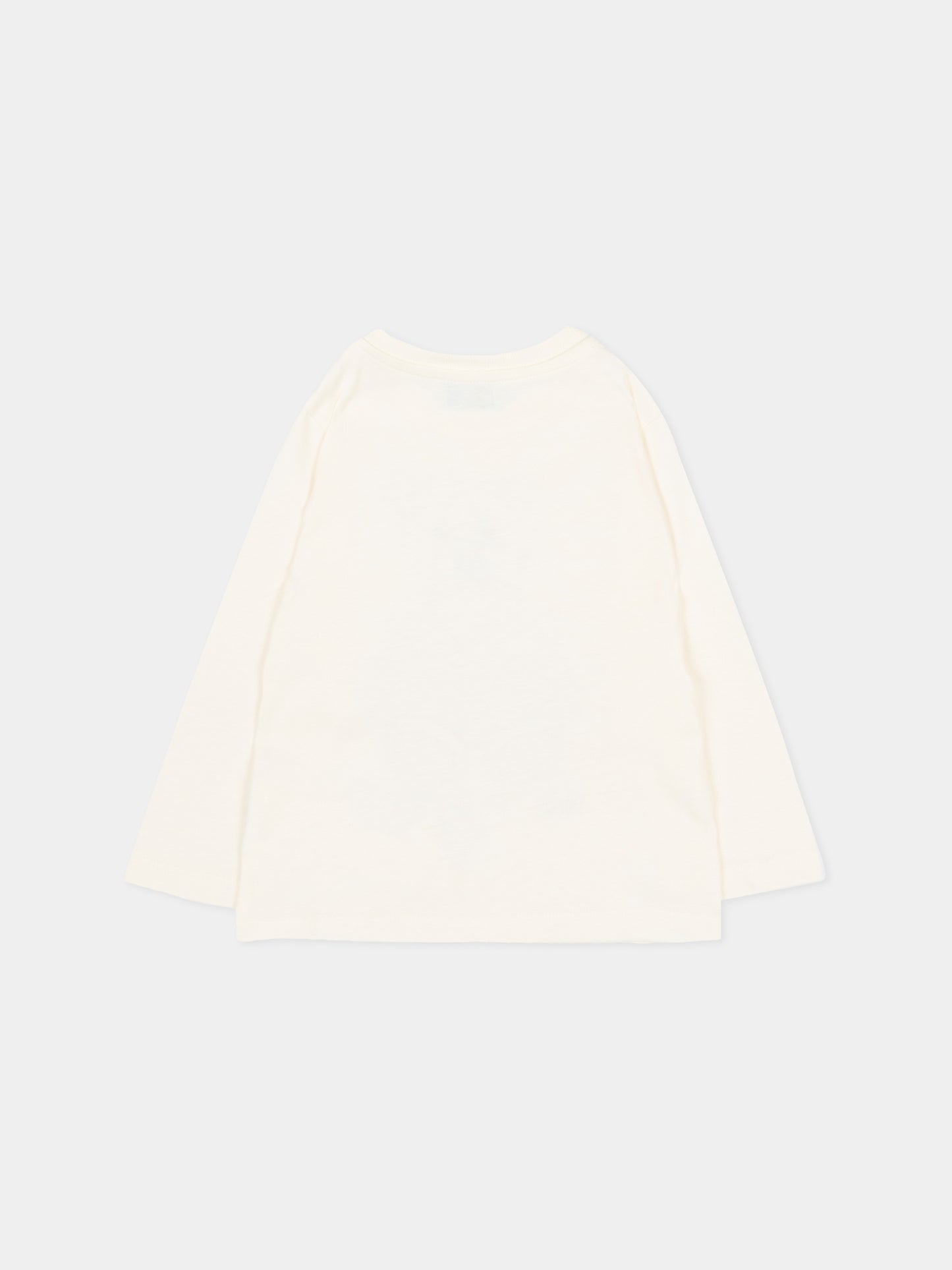 T-Shirt A Manica Lunga avorio per neonati con orsetto,Etro,GZ8520 Z3672 102