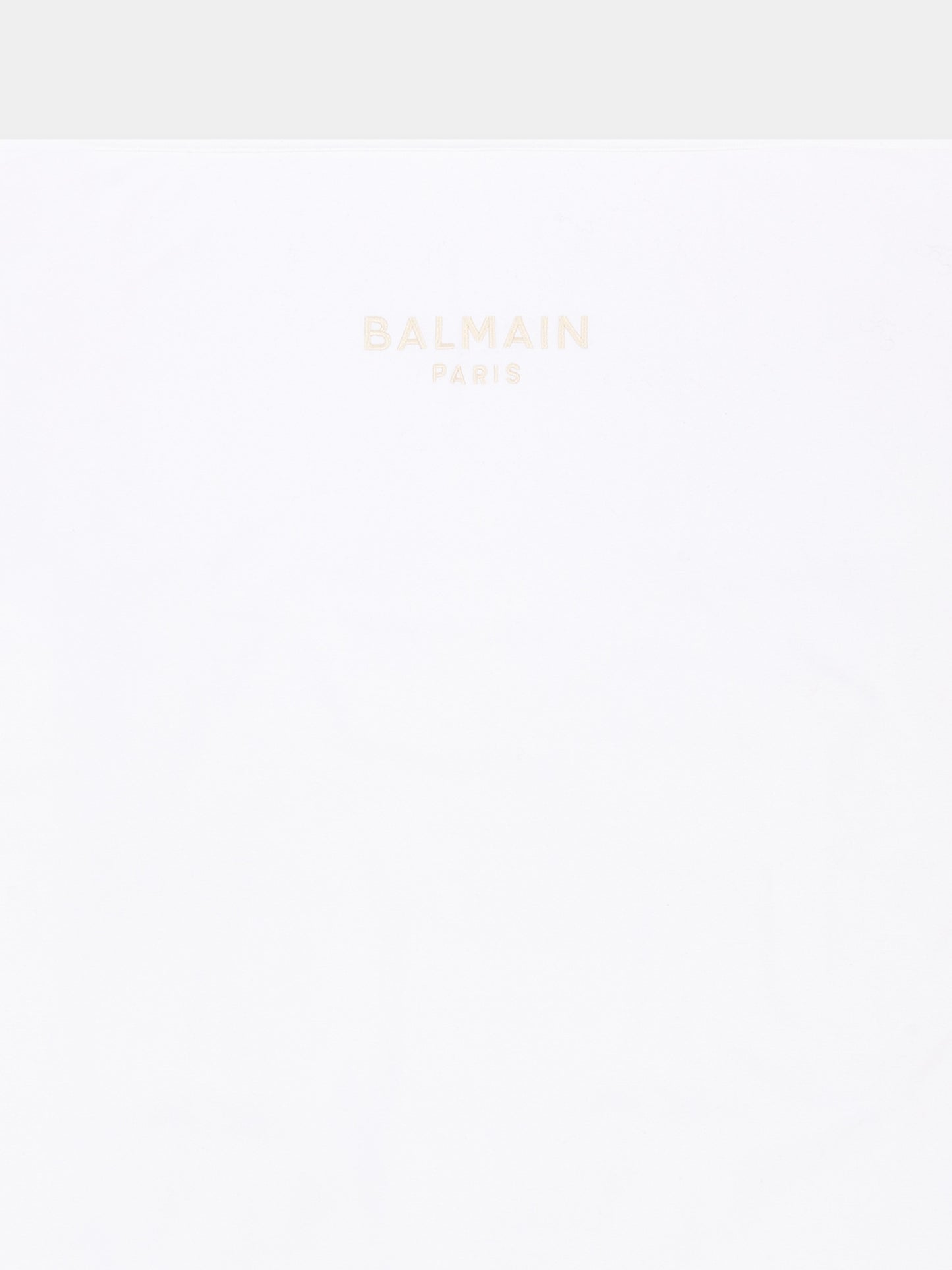 Coperta beige per neonati con logo,Balmain Kids,BY0620 Z3278 100BG