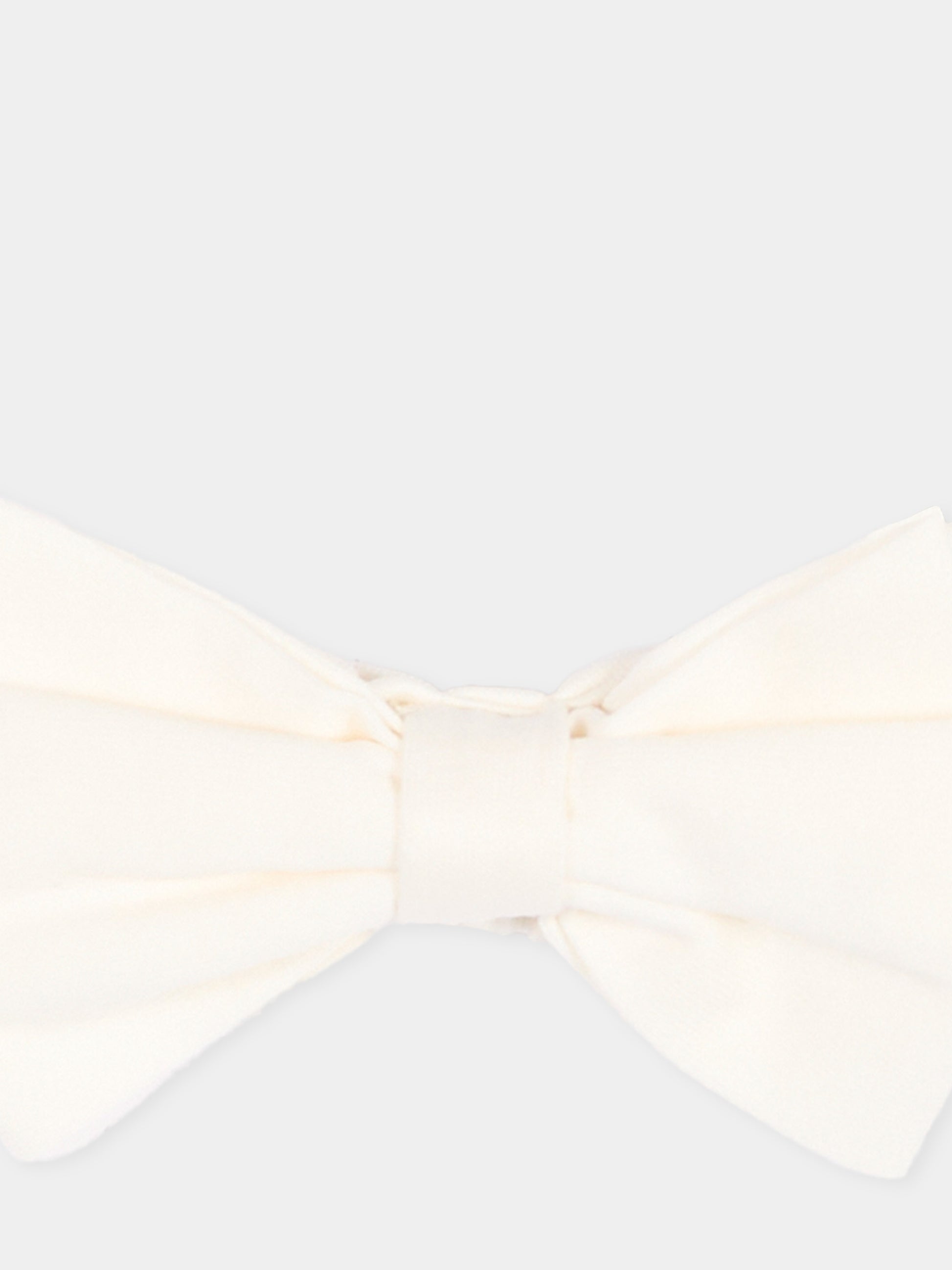 Fascia avorio per neonata con fiocco,Balmain Kids,BZ0004 Z3672 102OR