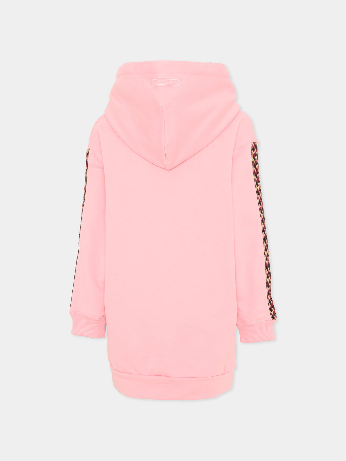 Vestito rosa per bambina con logo,Lanvin Petite,N30407 48N