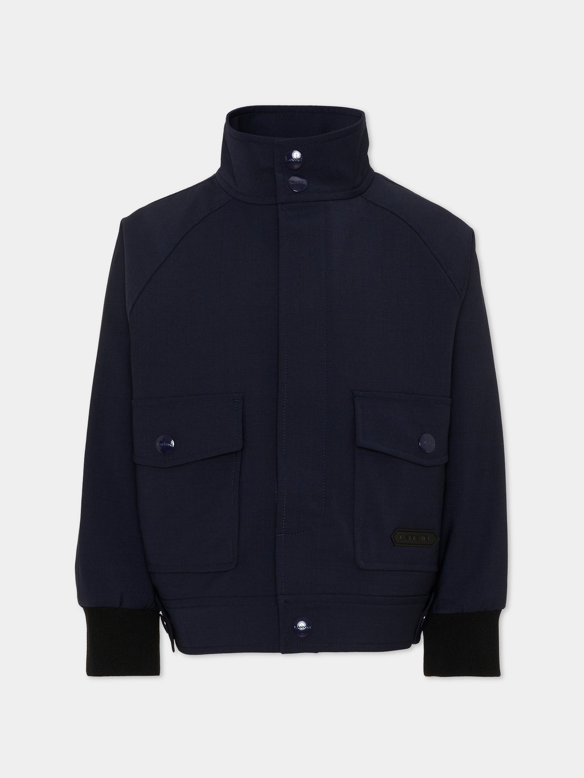 Giacca blu per bambino con logo,Lanvin Petite,N30445 868