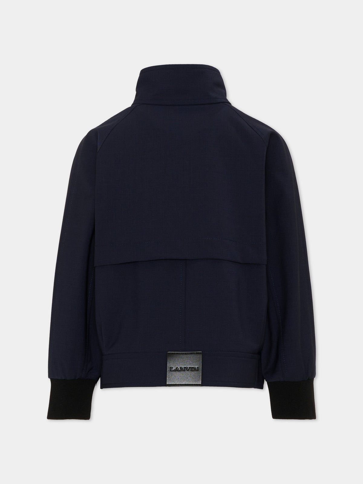 Giacca blu per bambino con logo,Lanvin Petite,N30445 868