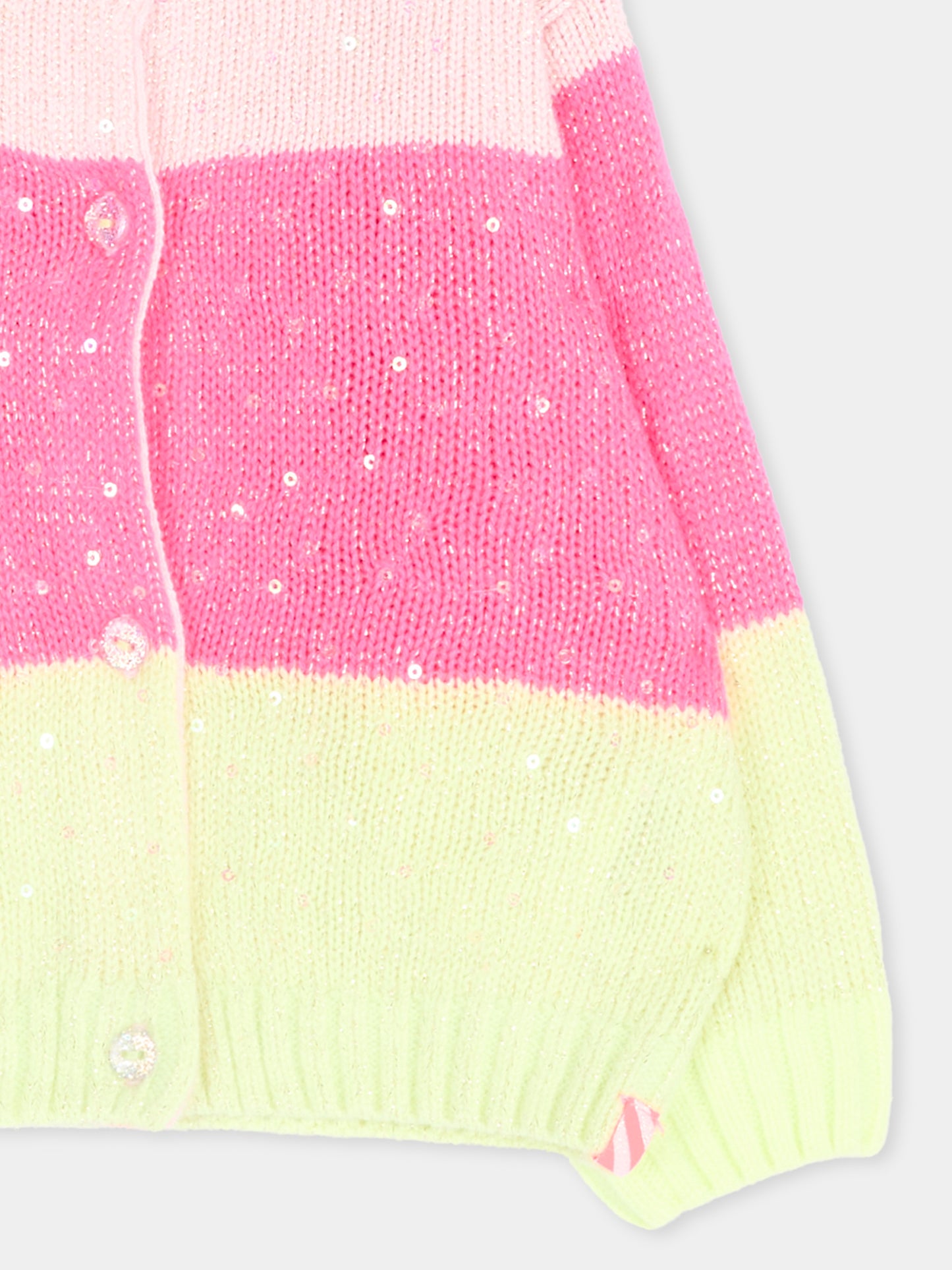 Cardigan multicolor per neonata,Billieblush,U22246 475