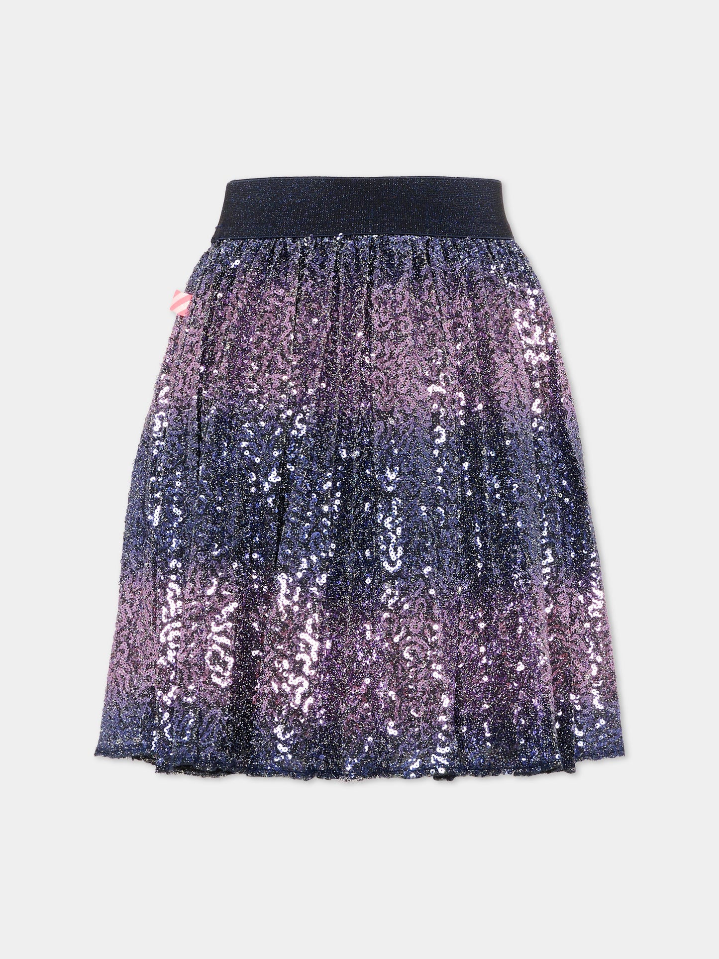 Gonna viola per bambina con paillettes,Billieblush,U22360 85T