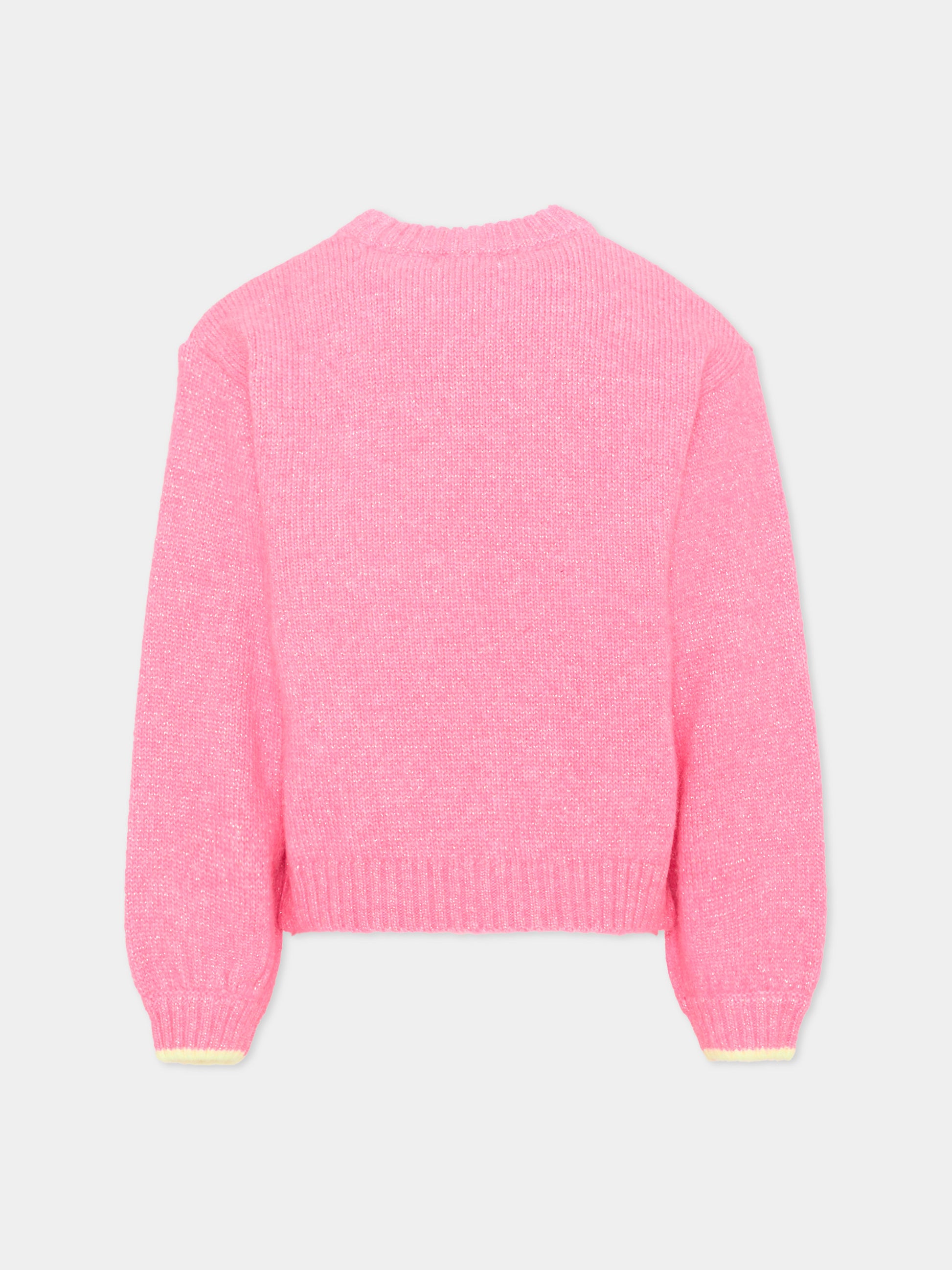 Maglione rosa per bambina,Billieblush,U22467 47A