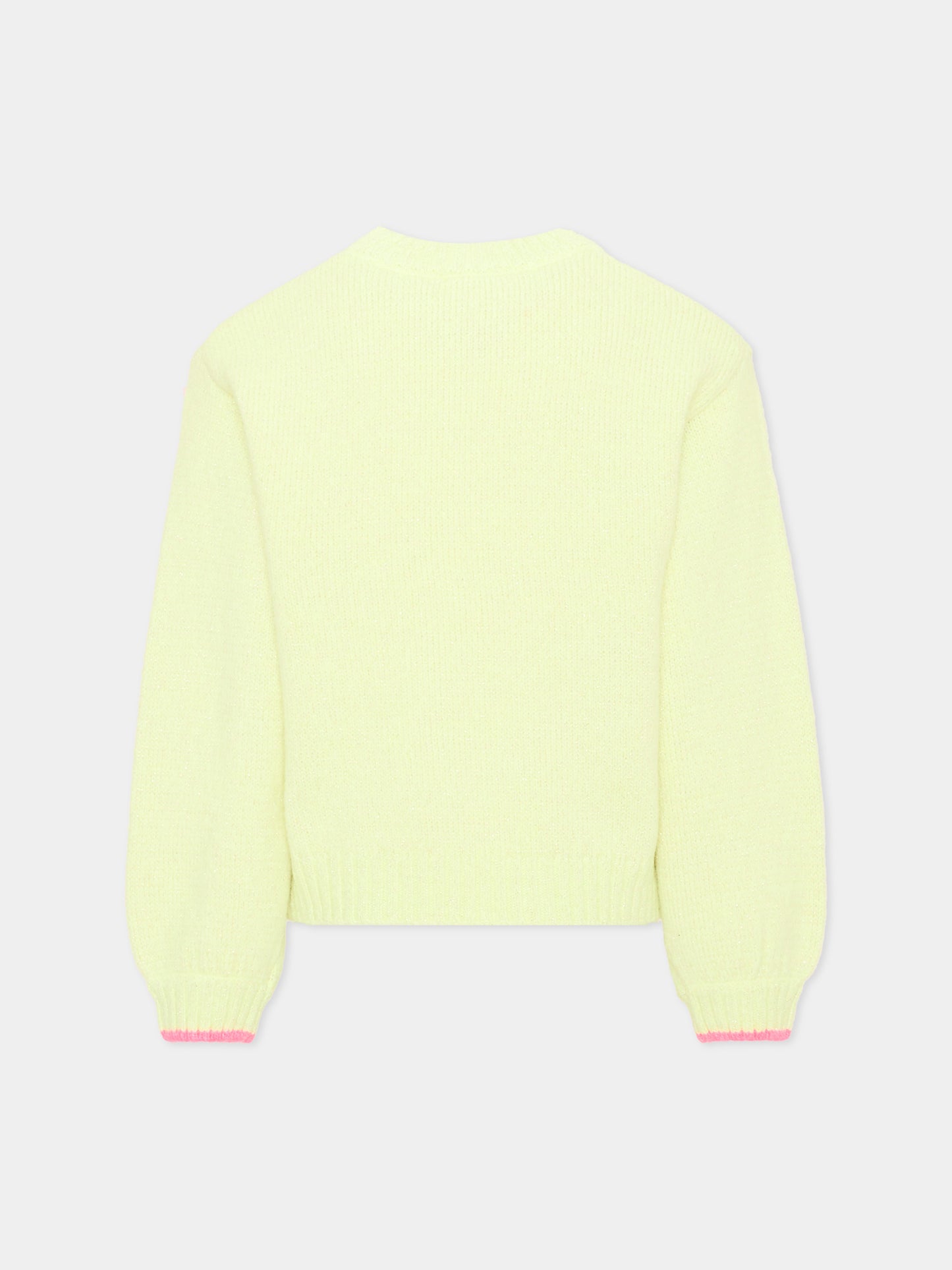Maglione giallo per bambina,Billieblush,U22467 552