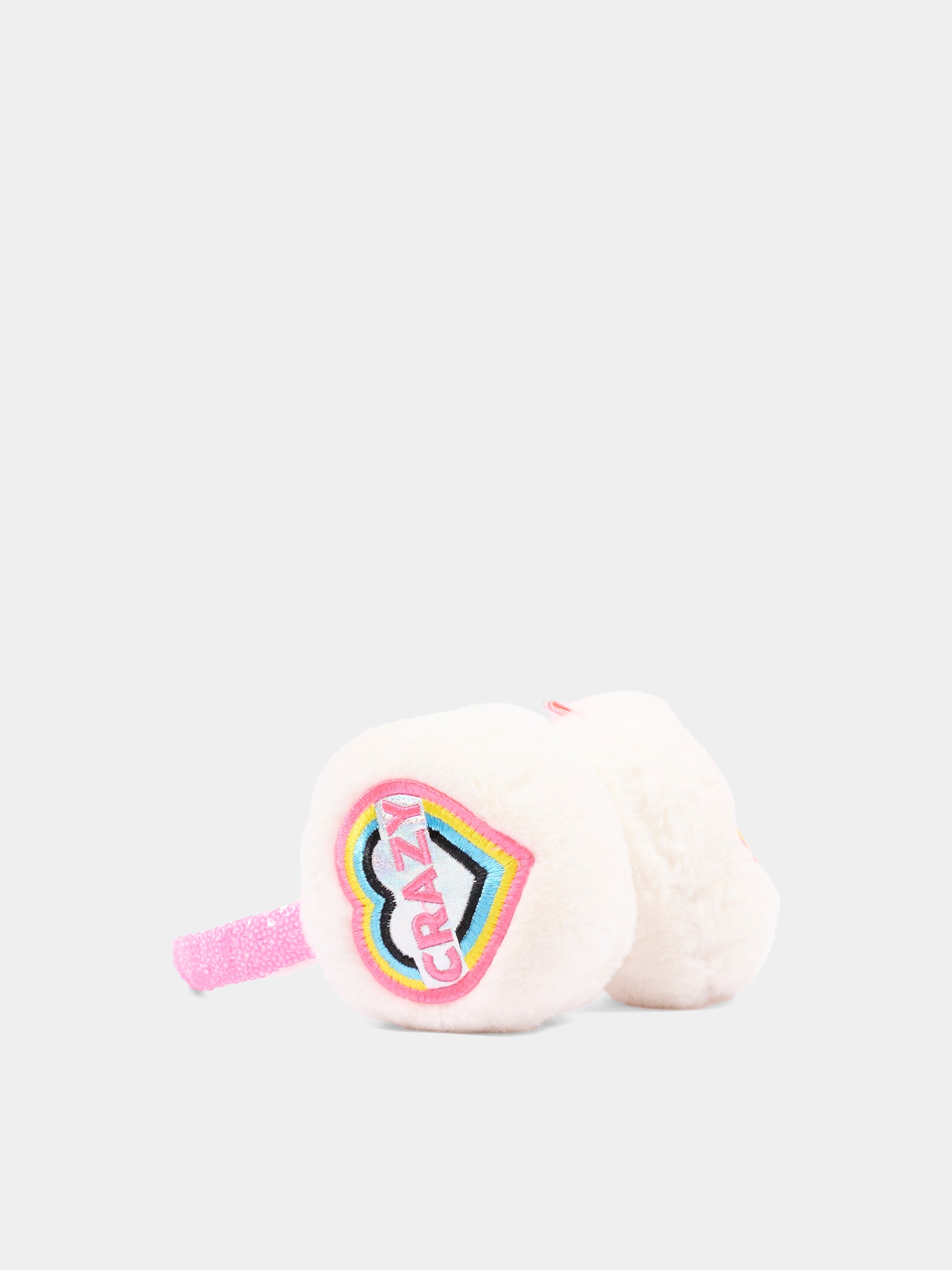 Paraorecchie avorio per bambina con cuore,Billieblush,U22495 121
