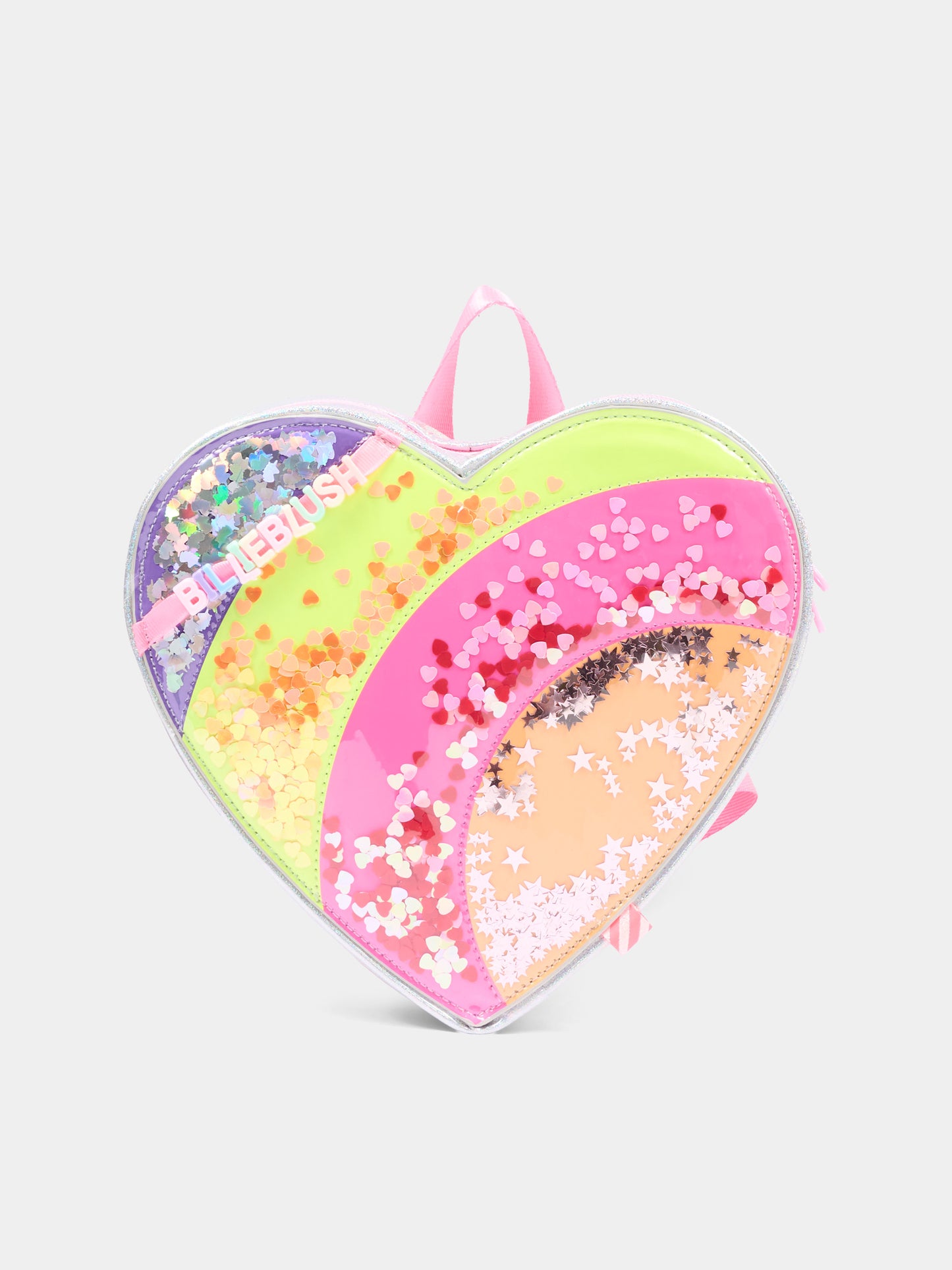 Zaino multicolor per bambina a cuore,Billieblush,U22533 111