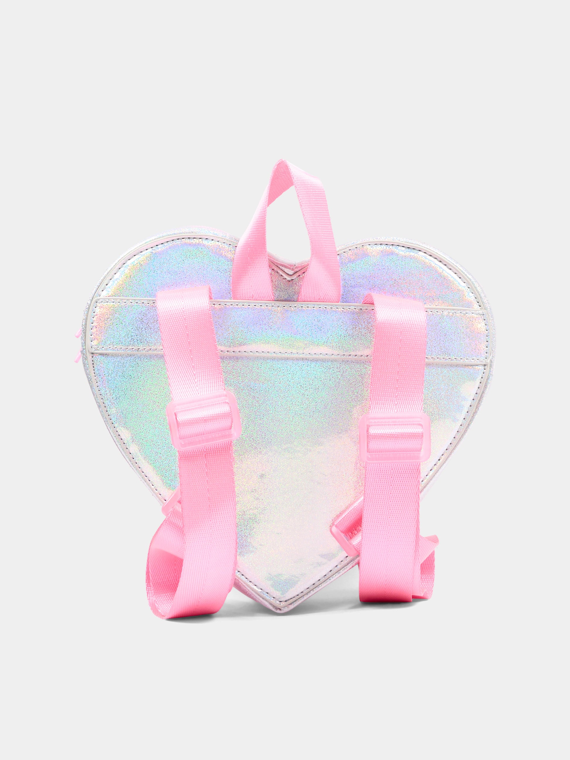 Zaino multicolor per bambina a cuore,Billieblush,U22533 111