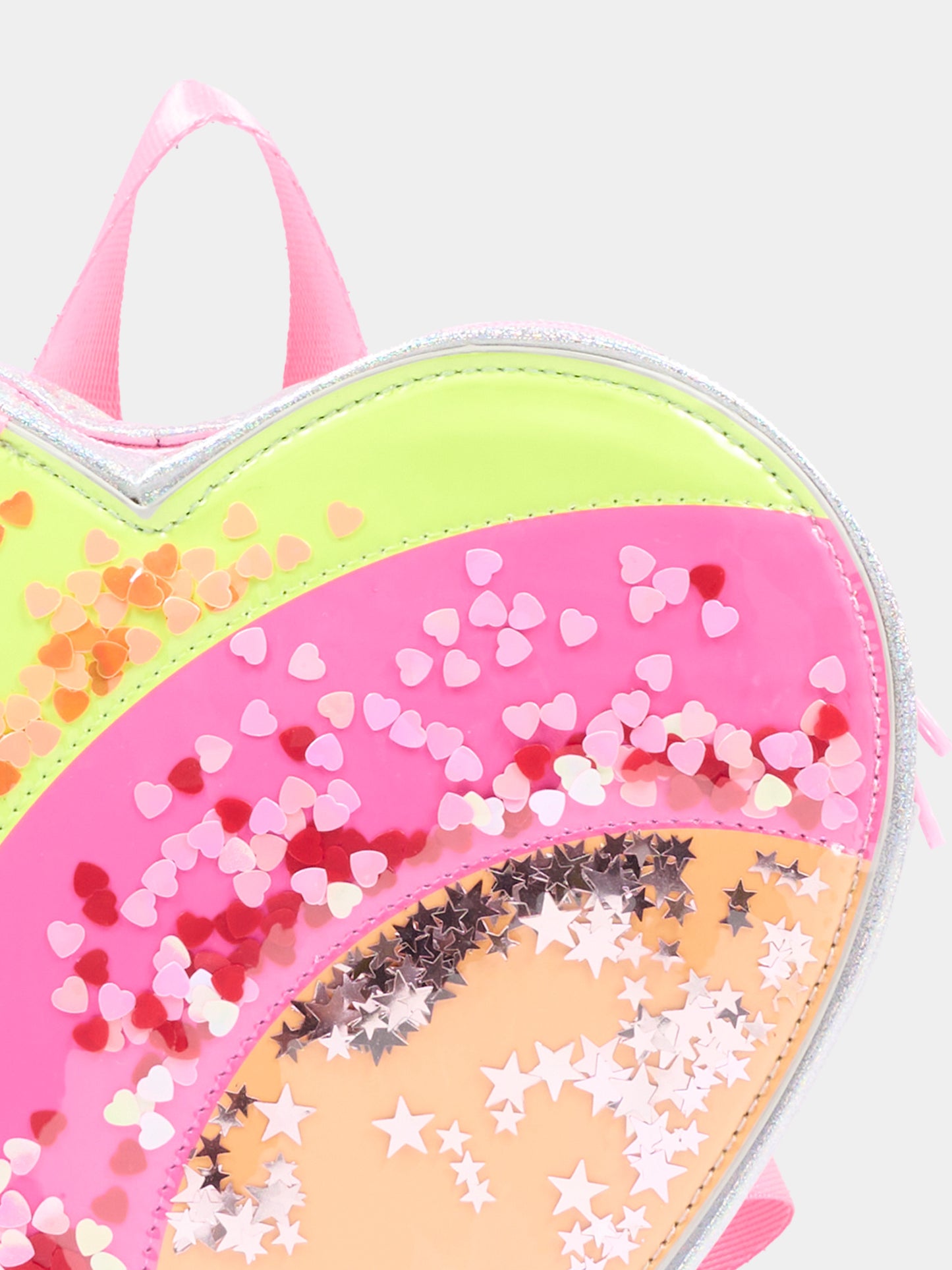 Zaino multicolor per bambina a cuore,Billieblush,U22533 111
