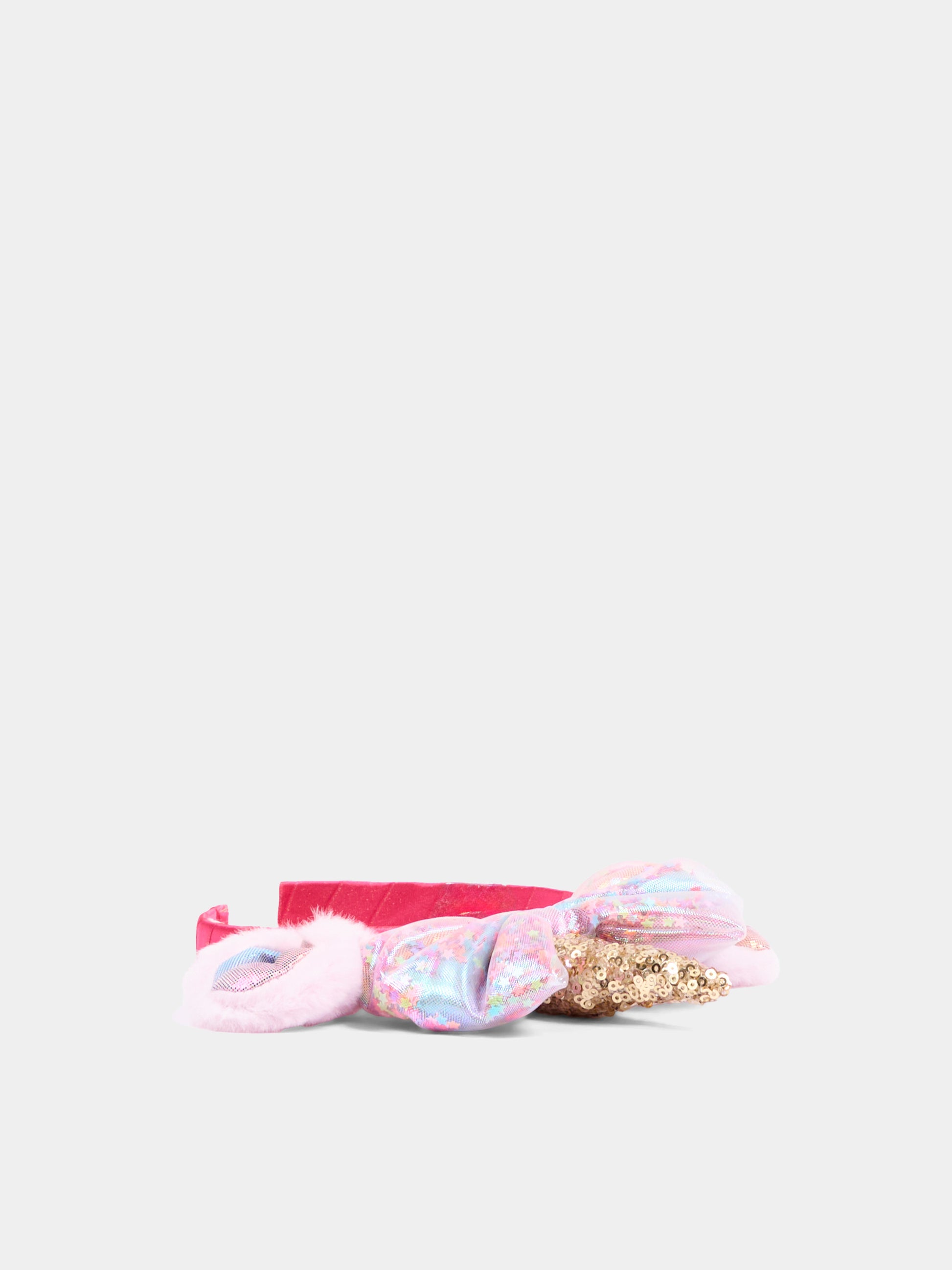 Cerchietto rosa unicorno per bambina,Billieblush,U22540 47A