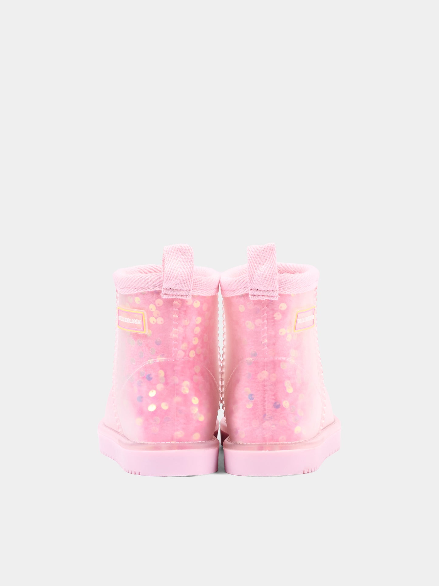 Stivali Neve rosa per bambina con paillettes,Billieblush,U22602 475