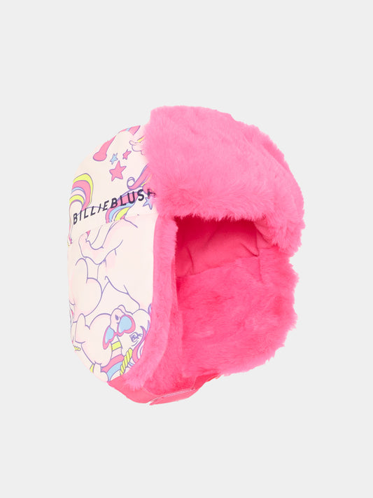 Cappello rosa per bambina con unicorni,Billieblush,U22608 47A