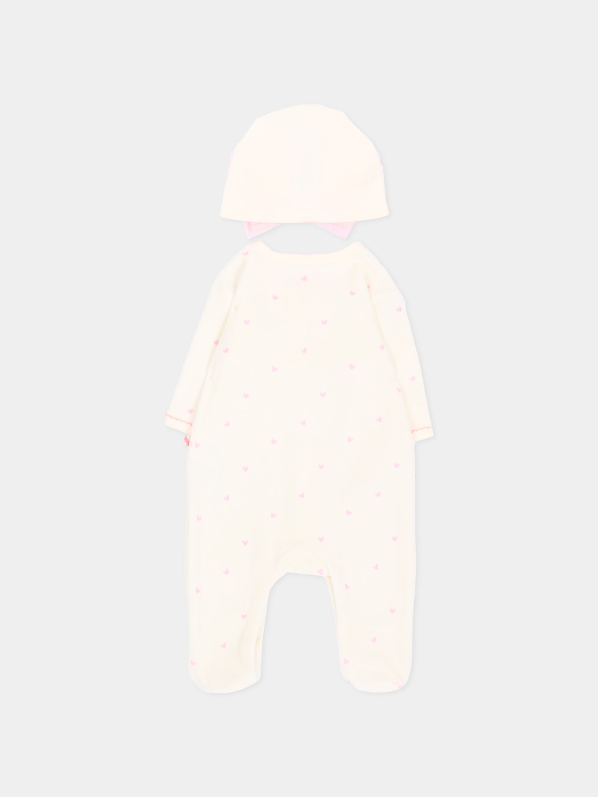 Set Tutine avorio per neonata con cuori,Billieblush,U22615 121
