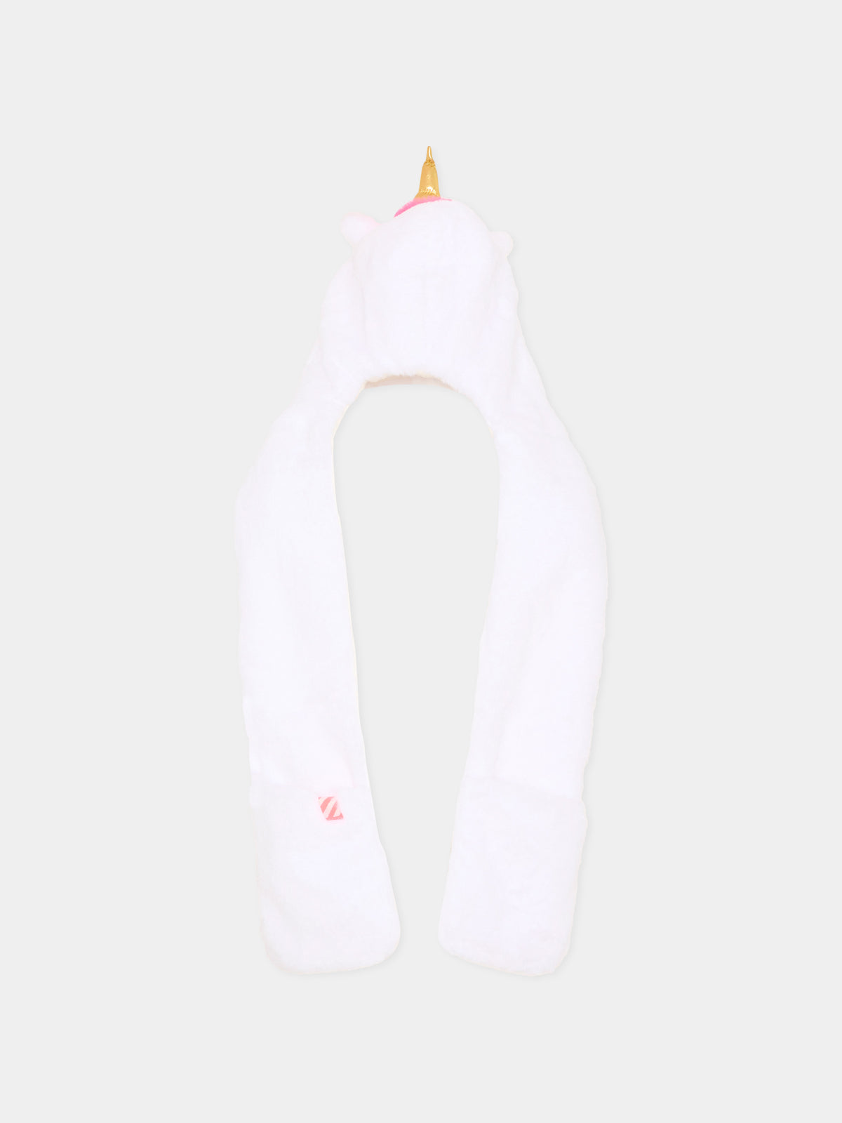 Sciarpa bianca per bambina con unicorno,Billieblush,U22626 Z41