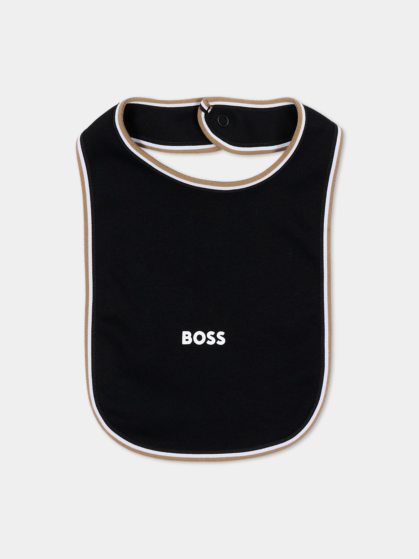 Set Tutine nero per neonato con logo,Boss,J53292 09B