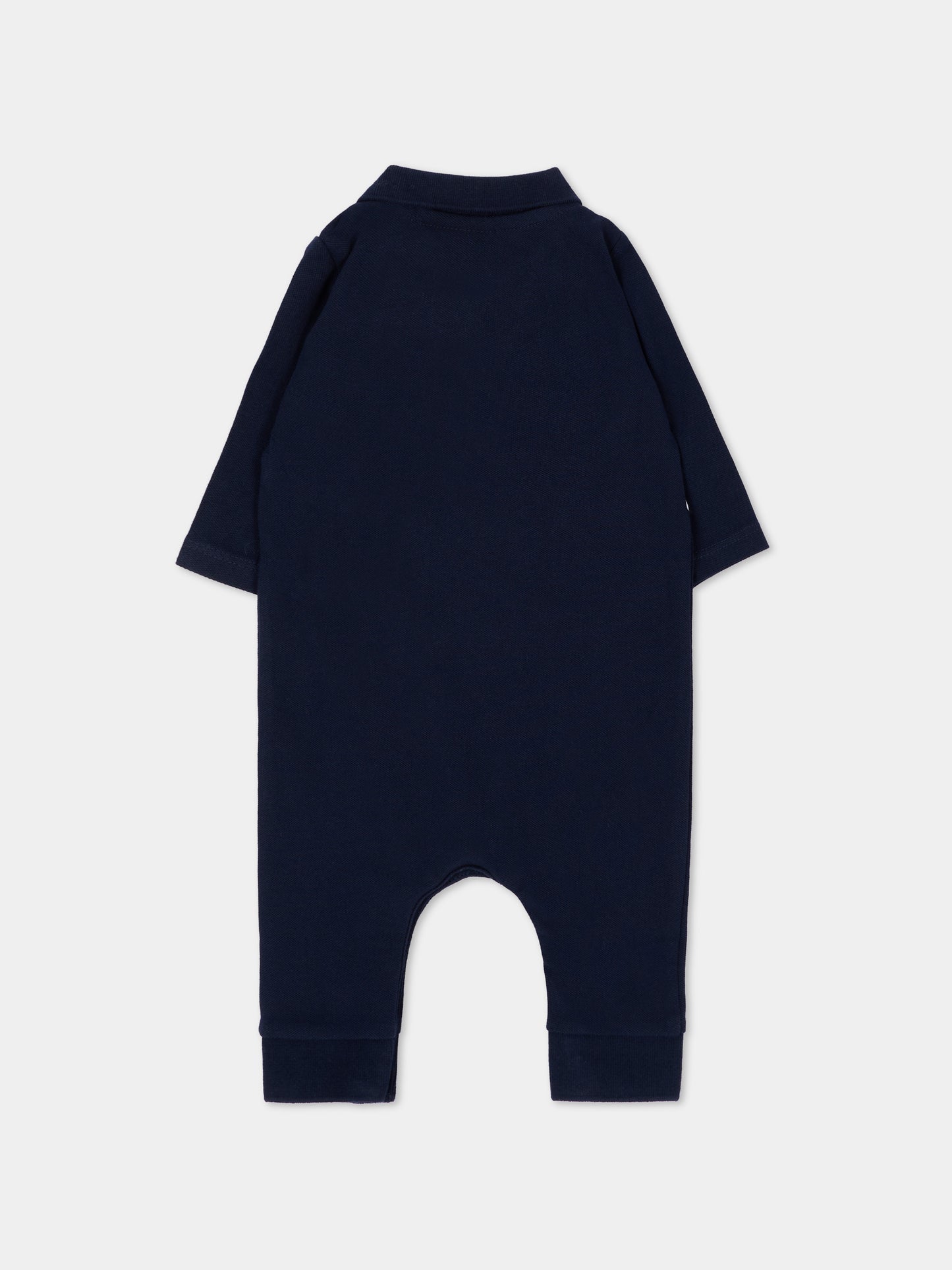 Tutina blu per neonato con logo,Boss,J53300 849