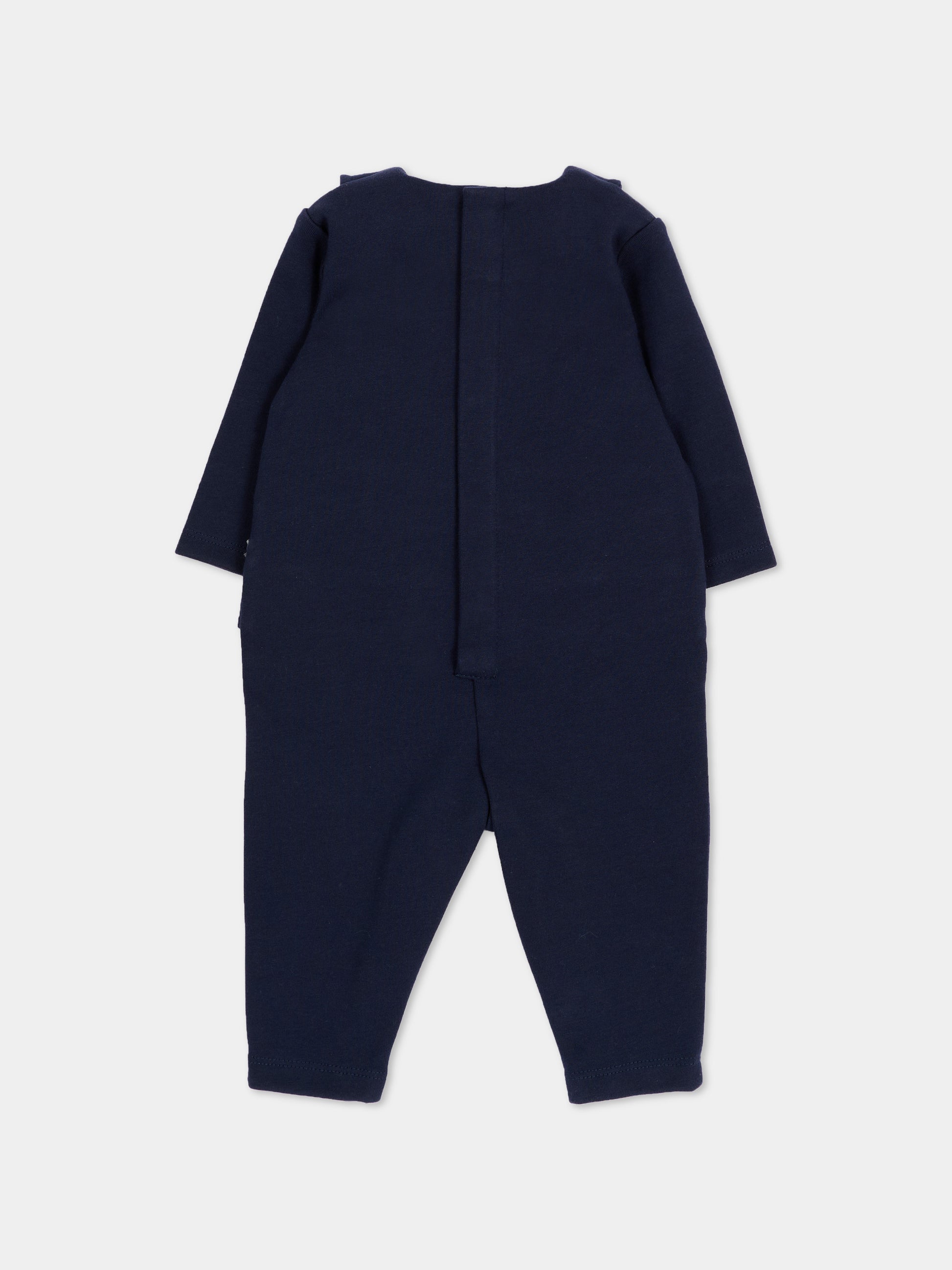 Tutina blu per neonato effetto giacca,Boss,J53303 849