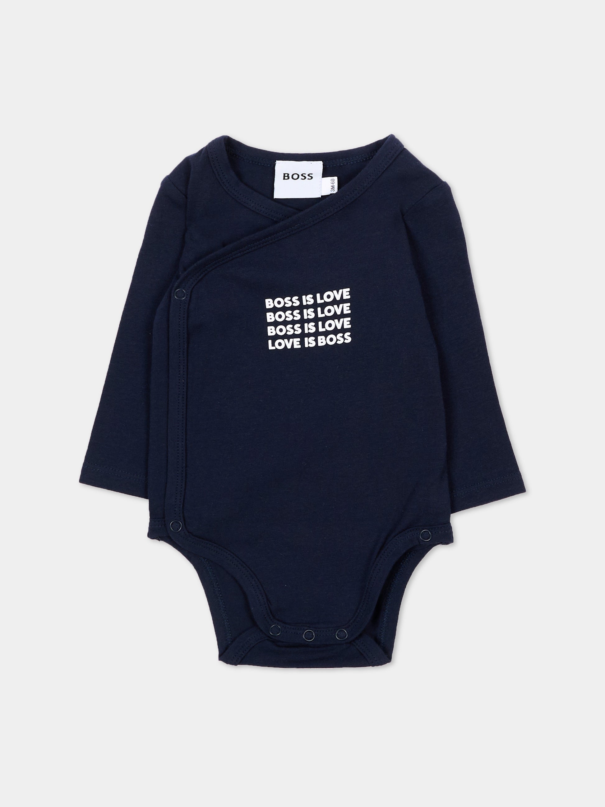 Body multicolor per neonato con logo,Boss,J53315 771