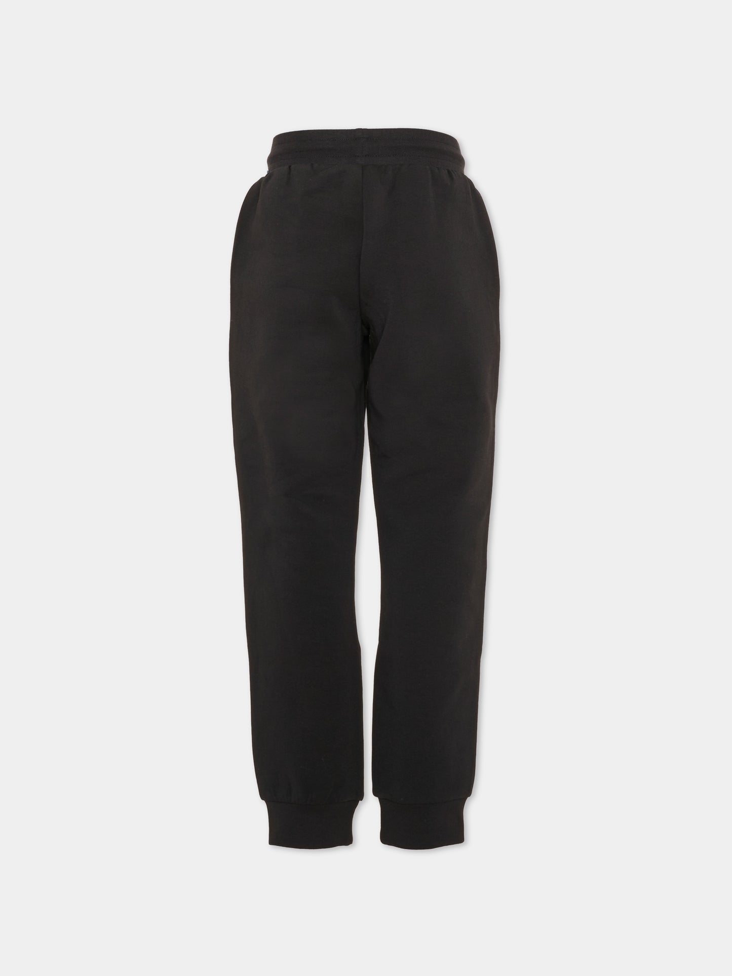 Pantalone nero per bambino con logo,Boss,J53345 09B