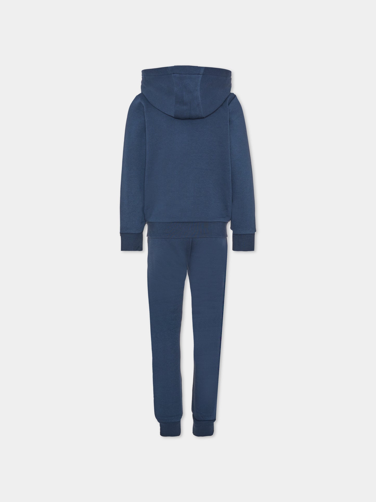 Completo sportivo lungo blu per bambino con logo,Boss,J53442 849