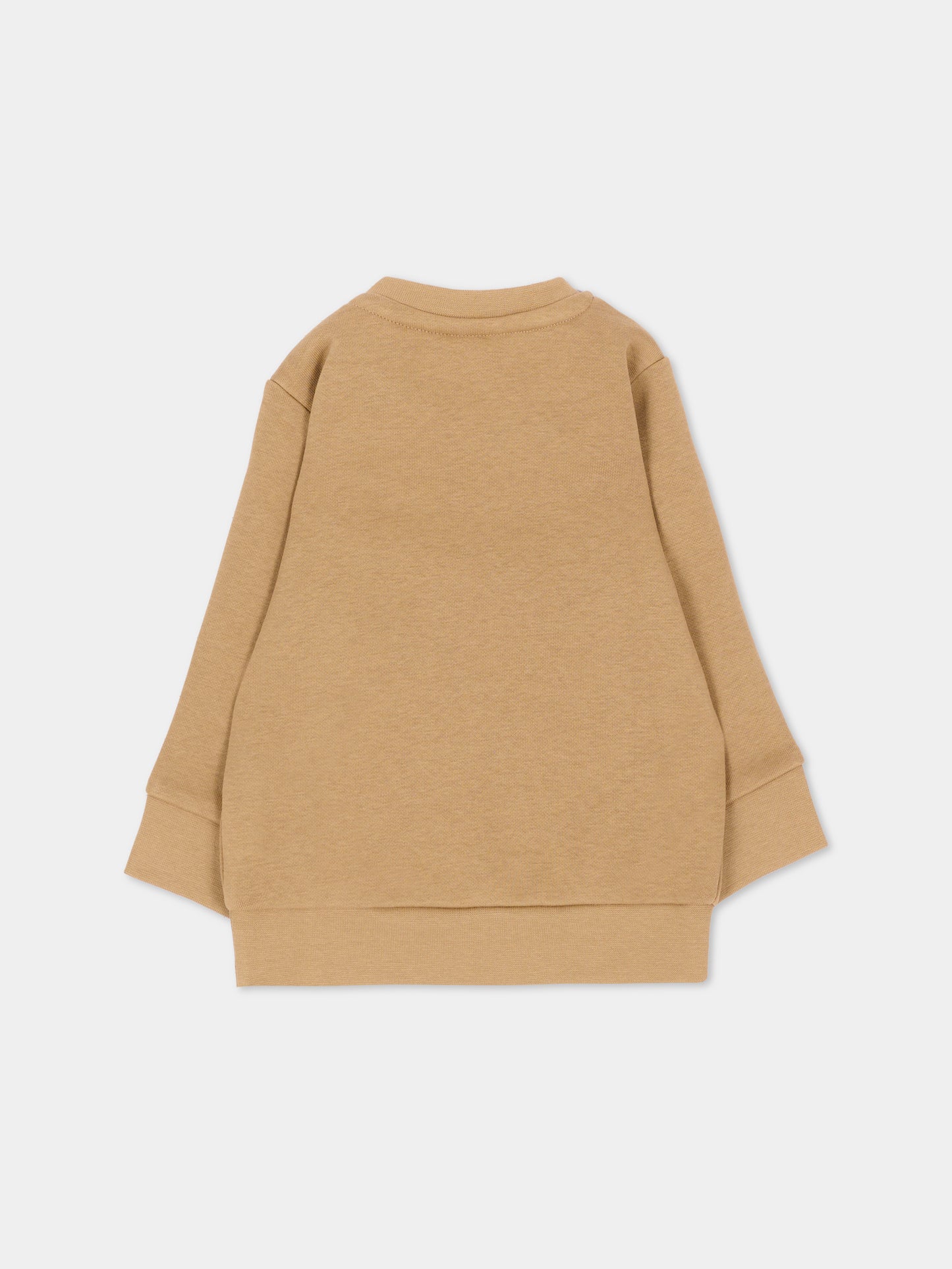 Felpa beige per neonato con logo,Boss,J53493 269