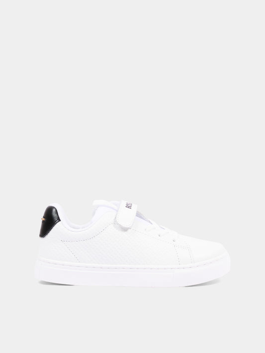Sneakers bianche per bambino con logo,Boss,J53540 10P