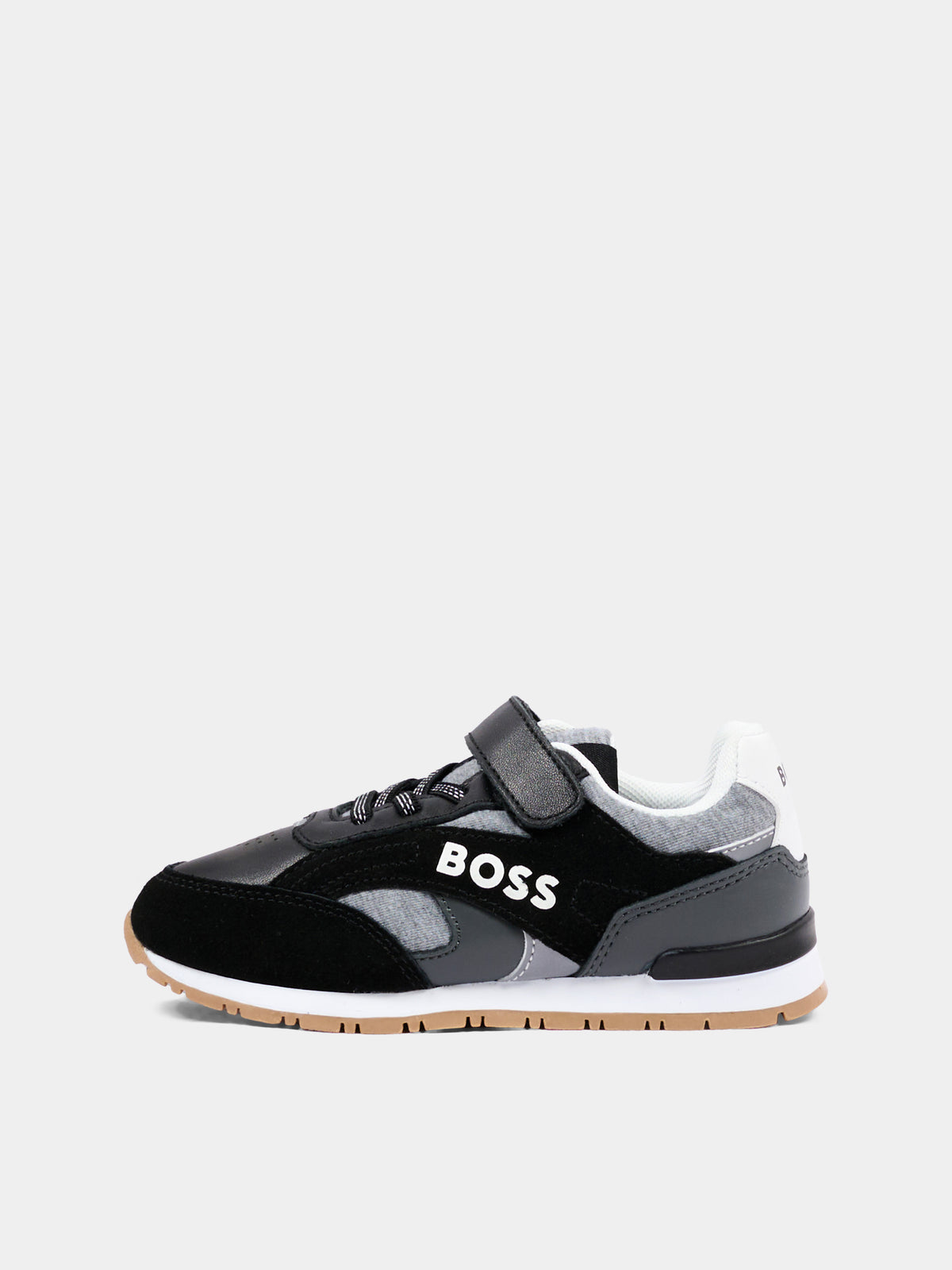 Sneakers nere per bambino con logo,Boss,J53544 09B
