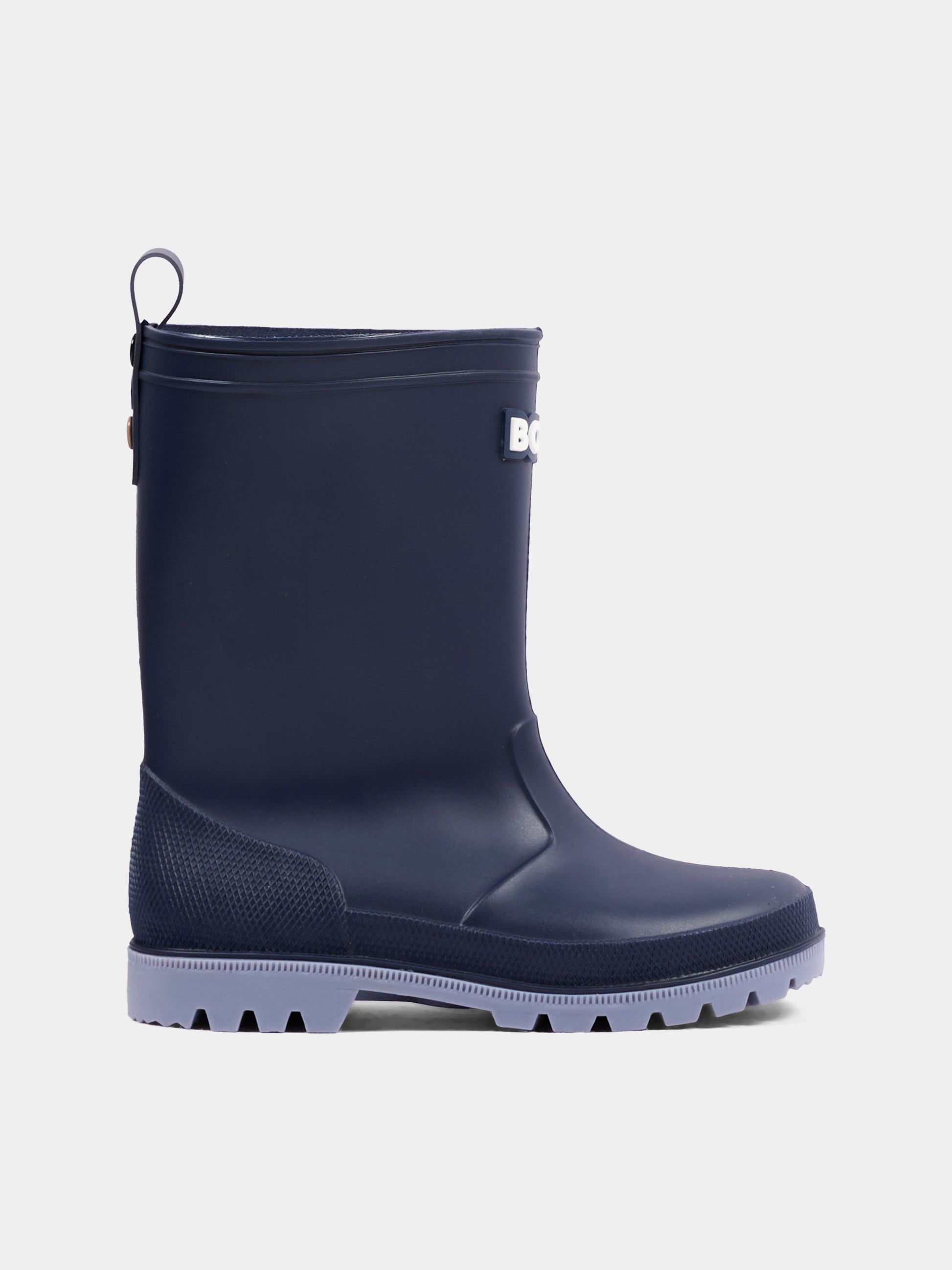 Stivali Pioggia blu per bambino logo,Boss,J53549 849