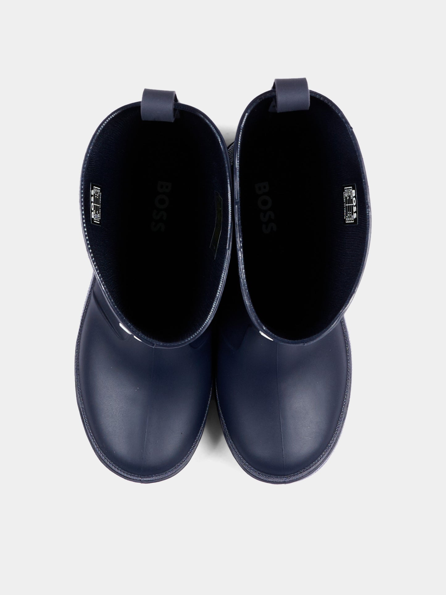Stivali Pioggia blu per bambino logo,Boss,J53549 849