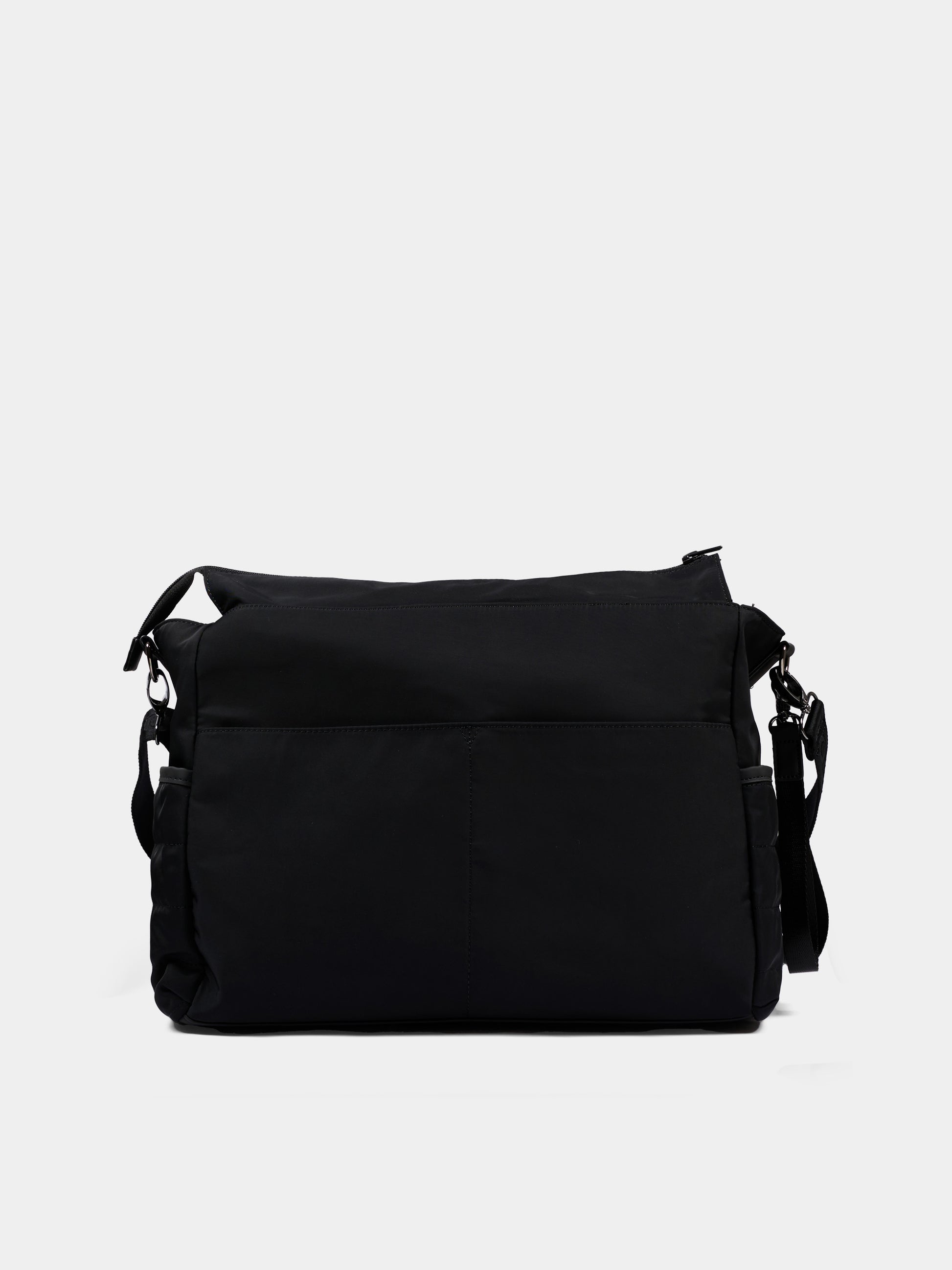 Borsa mamma nera per neonati con logo,Boss,J53562 09B
