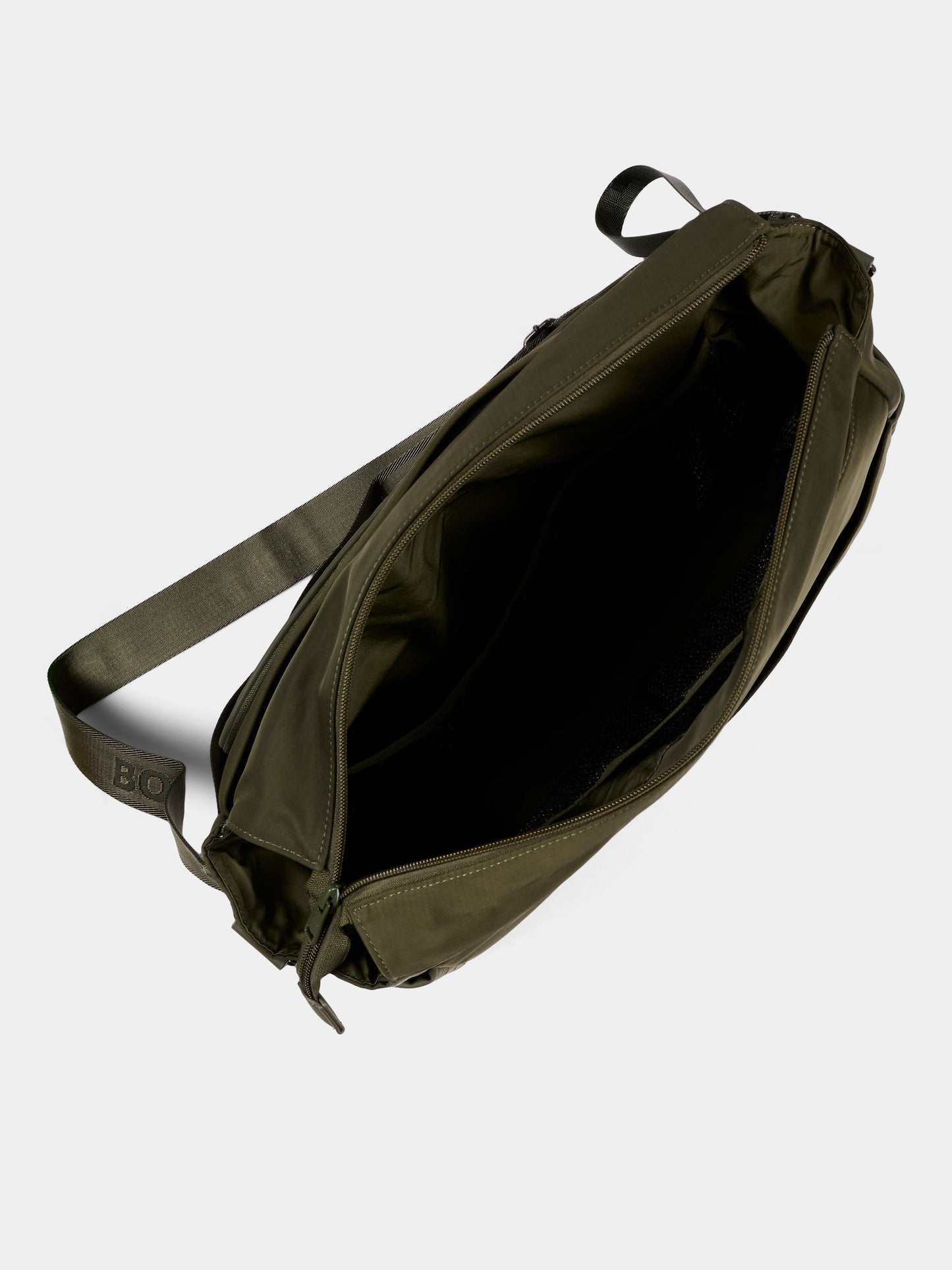 Borsa mamma verde per neonati con logo,Boss,J53562 63D