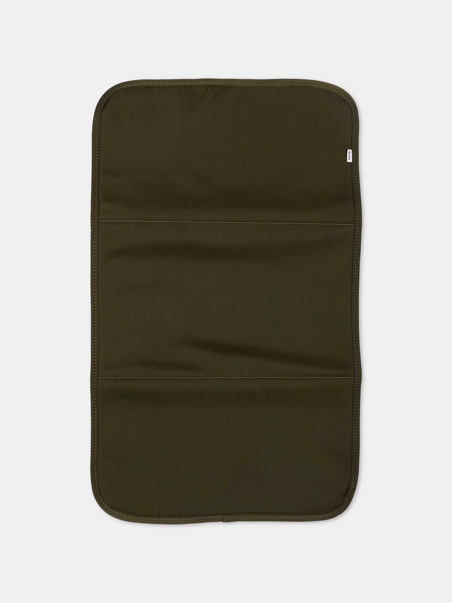 Borsa mamma verde per neonati con logo,Boss,J53562 63D