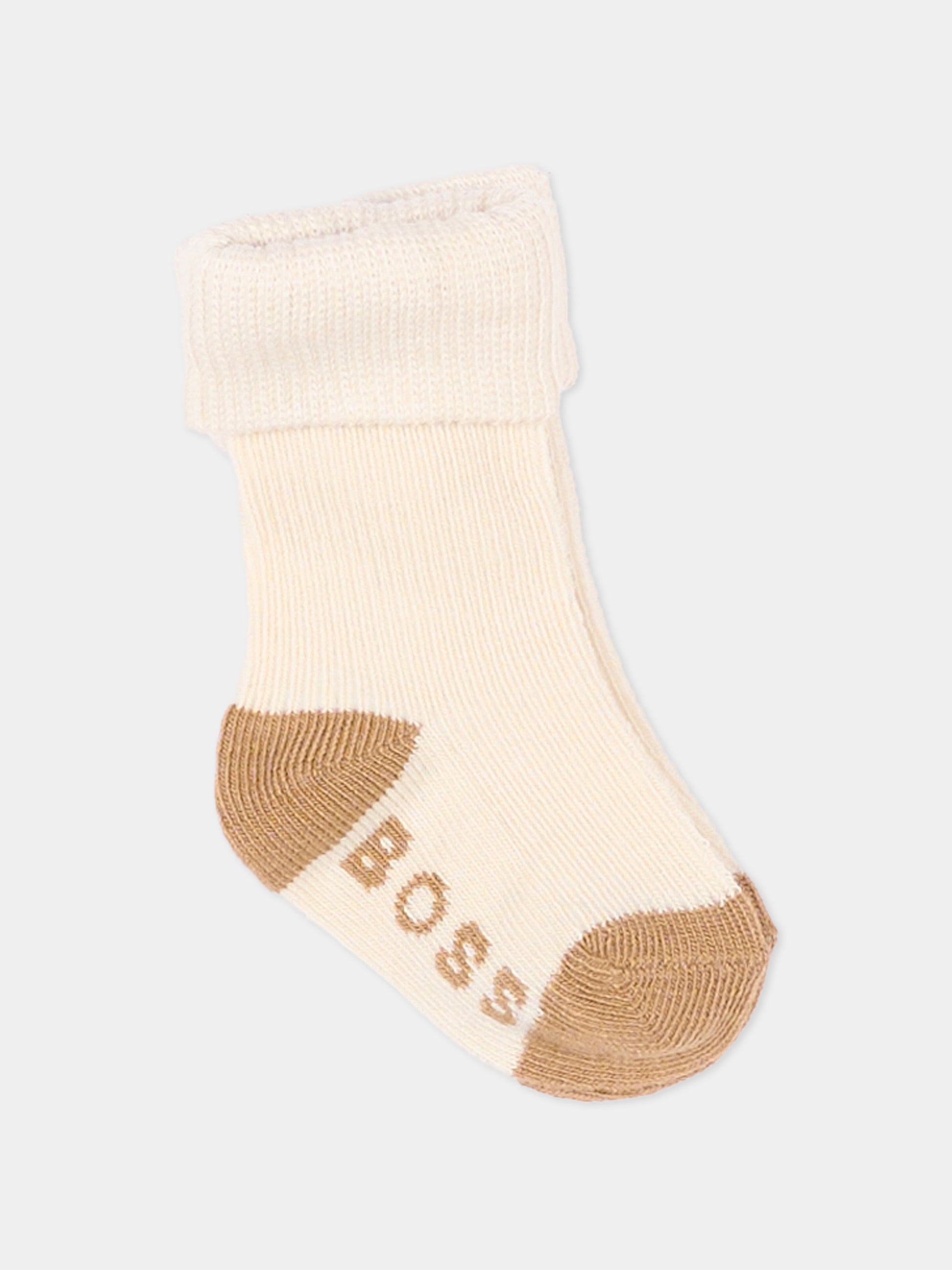 Calzini multicolor per neonato con logo,Boss,J53568 269