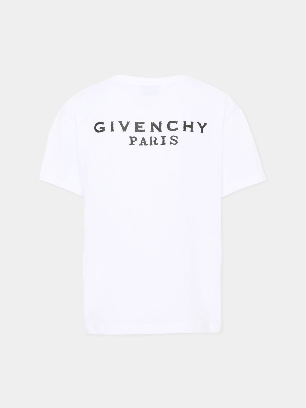 T-Shirt bianca per bambini con logo,Givenchy Kids,H31280 10P