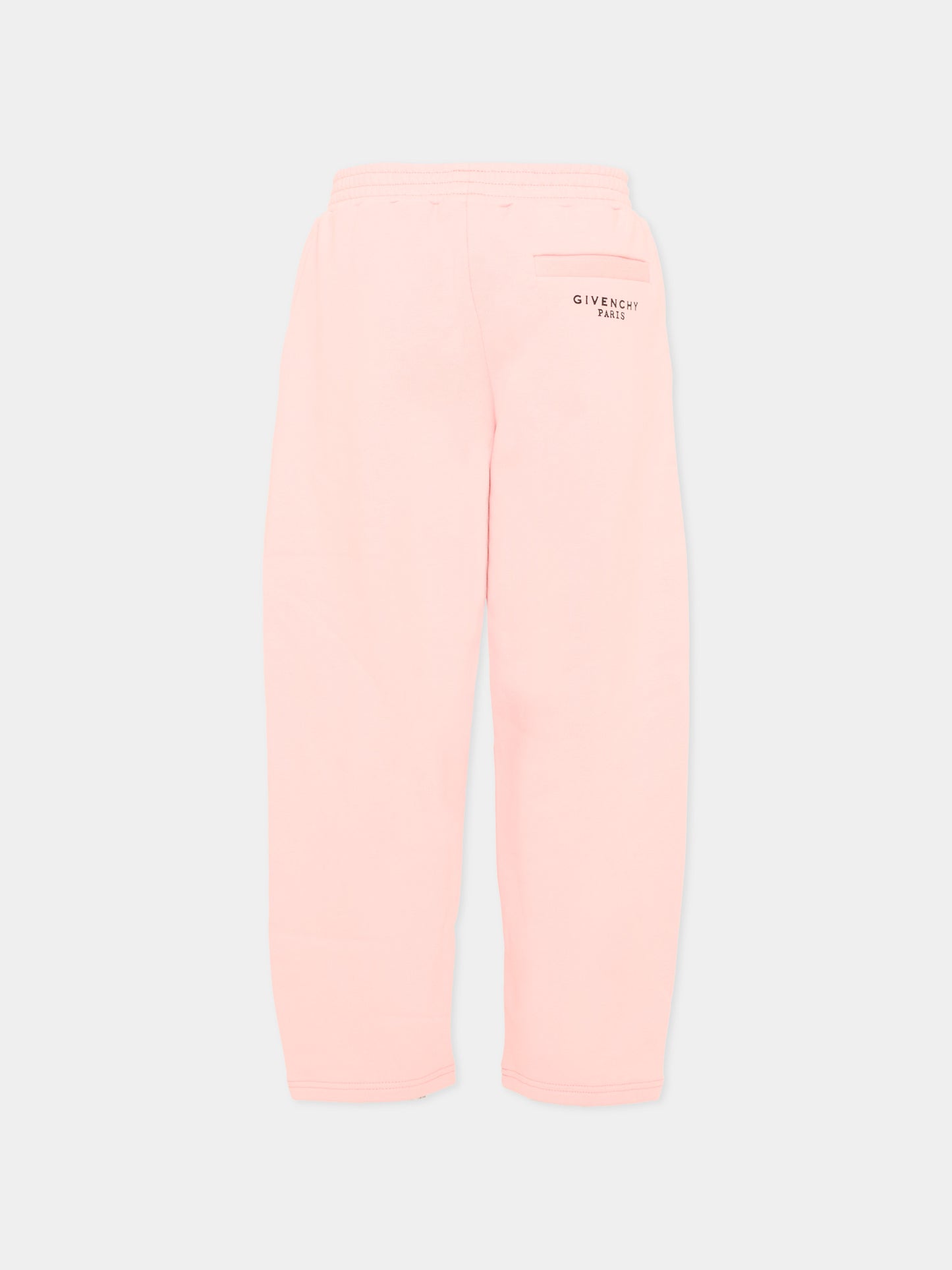 Pantalone rosa per bambina con logo,Givenchy Kids,H31336 46G