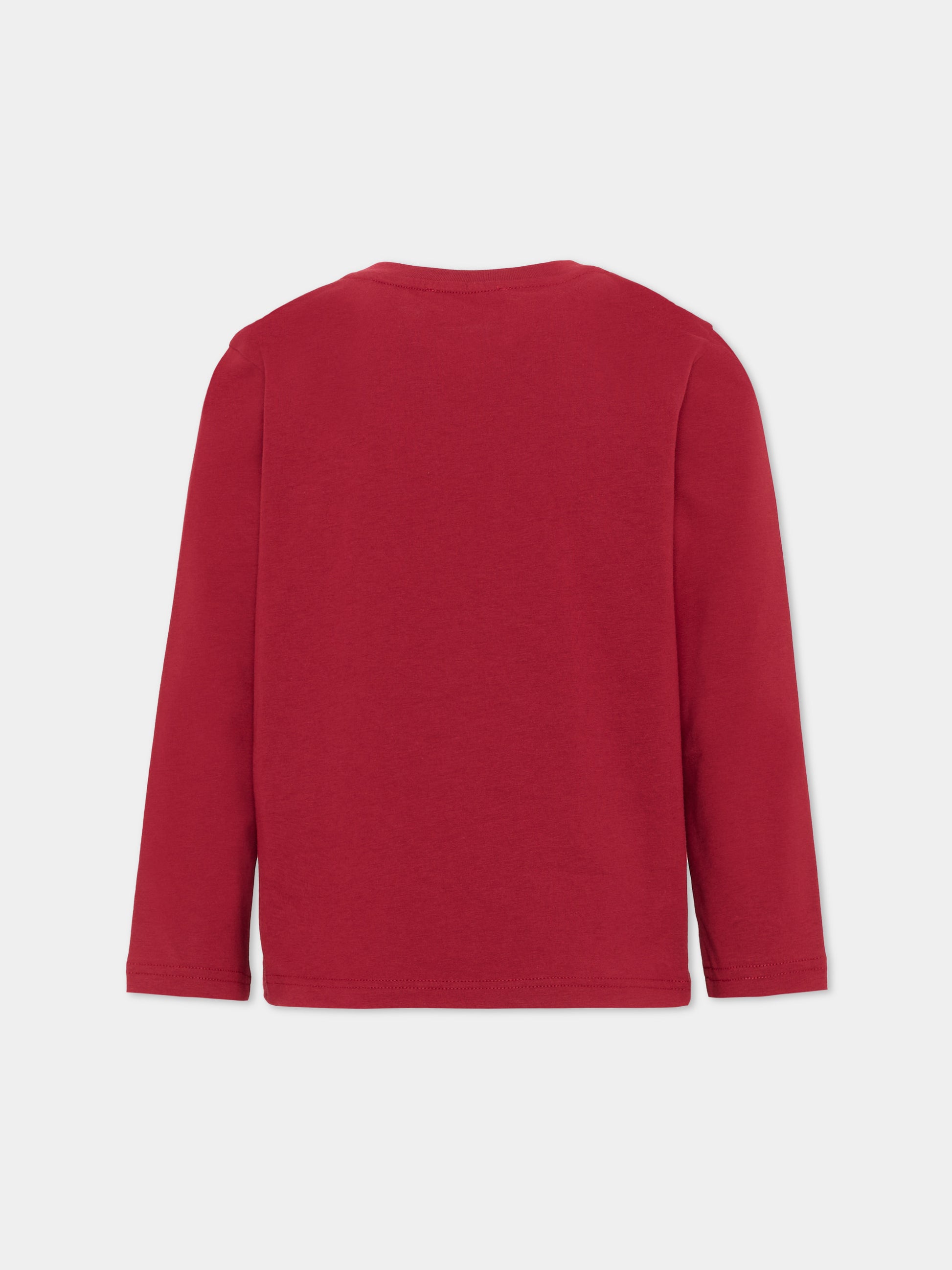 T-shirt rossa per bambino con logo,Givenchy Kids,H31347 96D