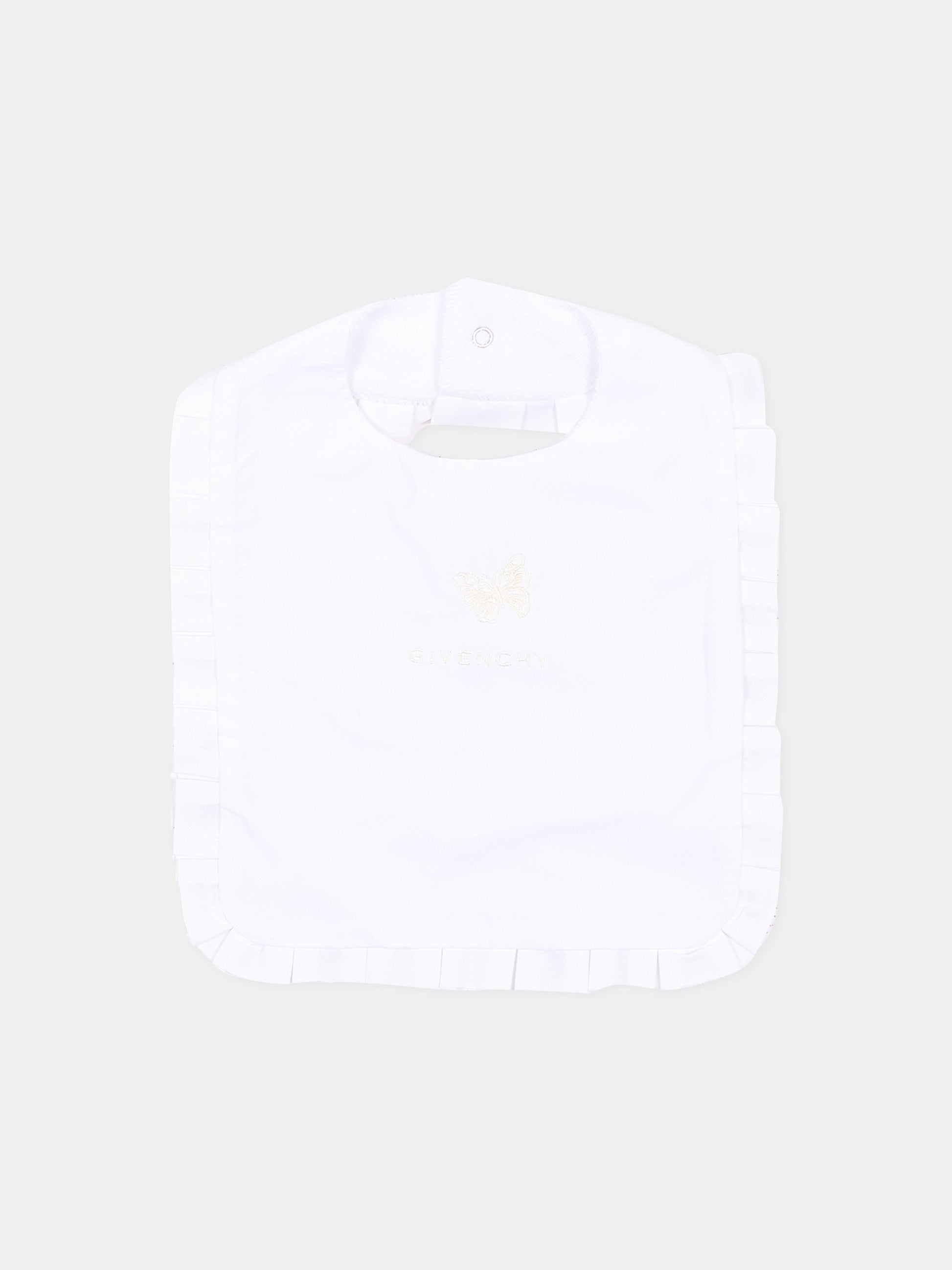 Set Tutine bianco per neonata in ciniglia,Givenchy Kids,H31540 10P