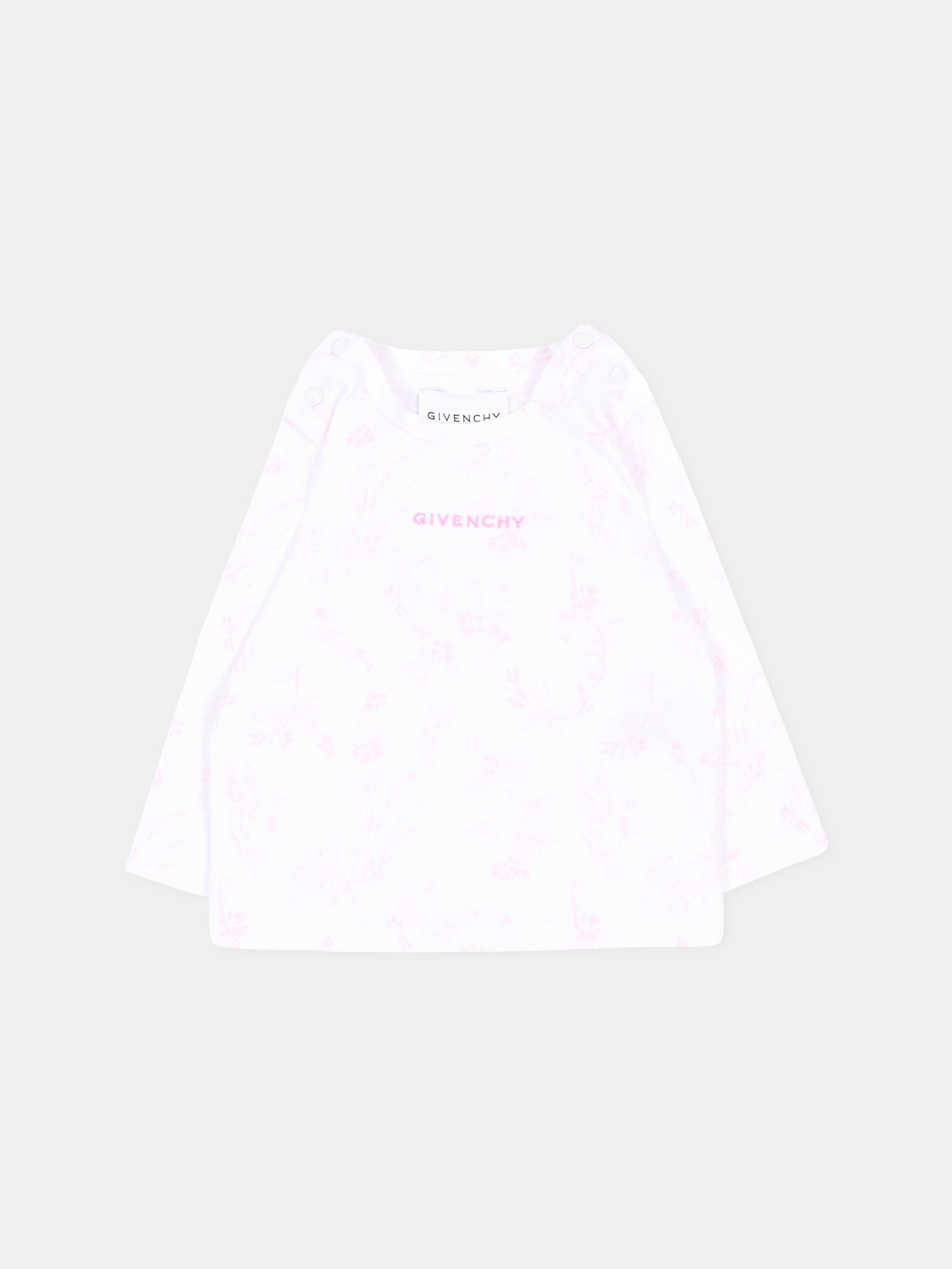 Completo nascita rosa per neonata,Givenchy Kids,H31541 44Z