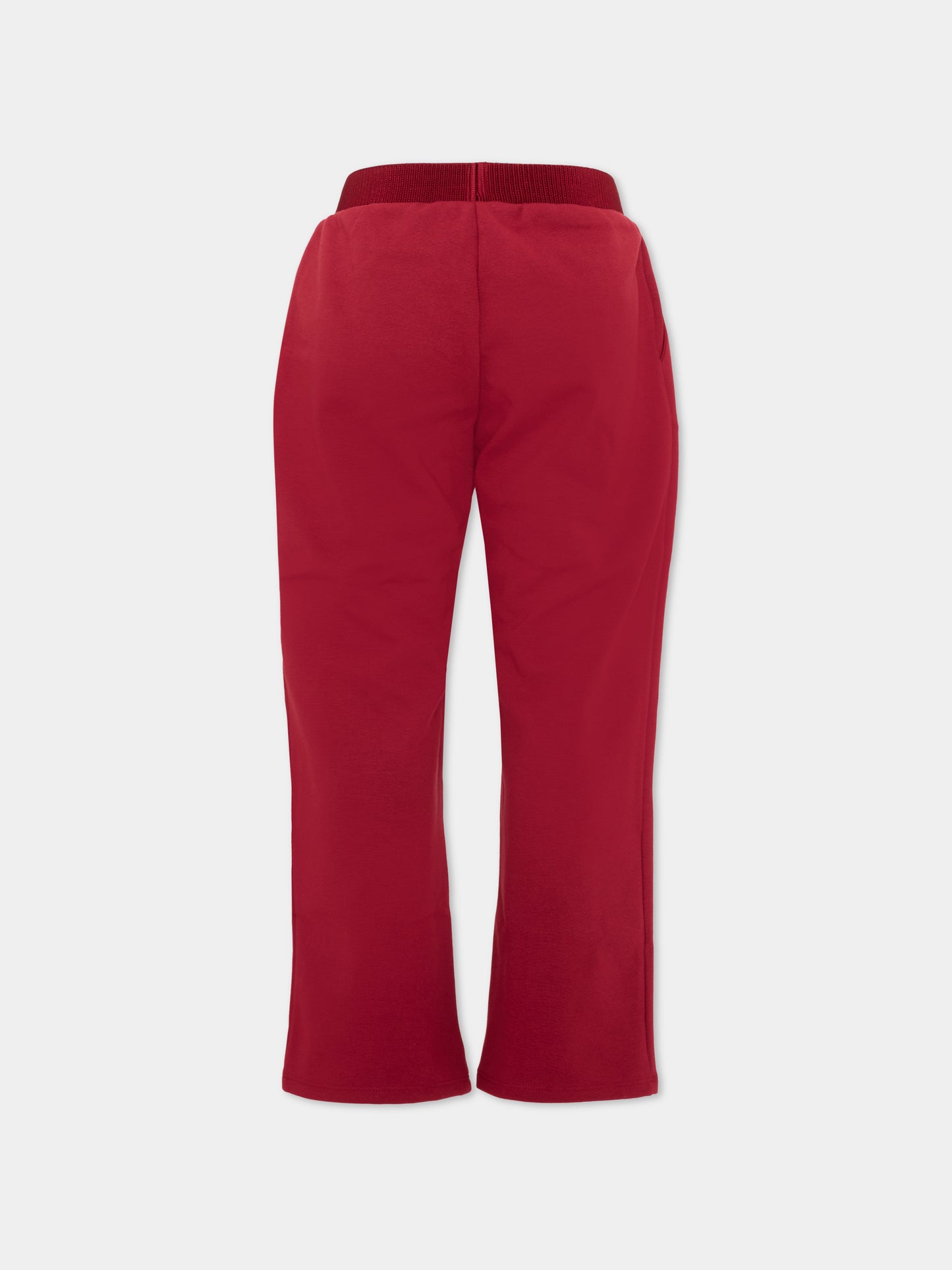 Pantalone bordeaux per bambina con logo,Givenchy Kids,H31546 96D