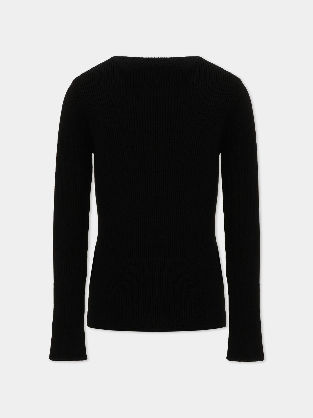 Maglione nero per bambina con logo,Givenchy Kids,H31556 09B