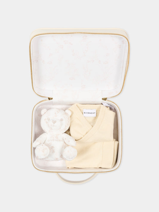 Completo nascita beige per neonati