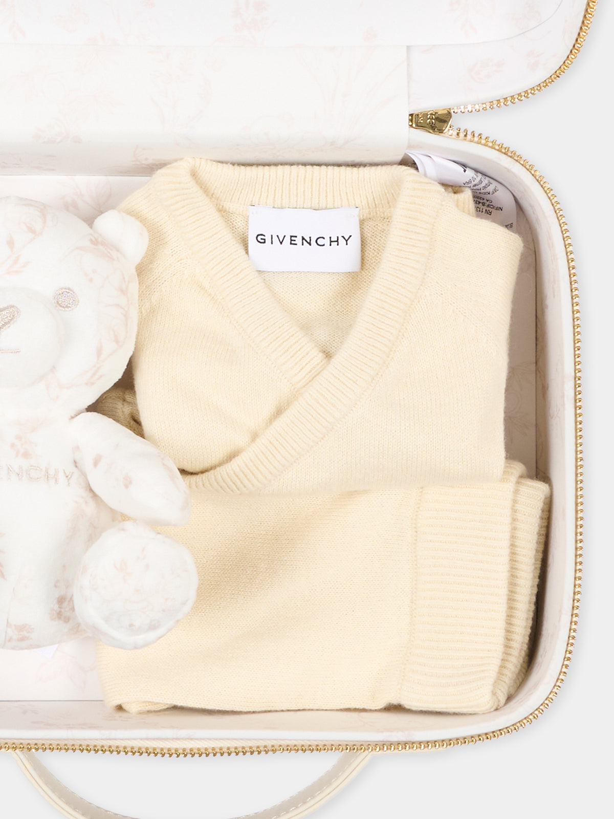 Completo nascita beige per neonati,Givenchy Kids,H31563 21K