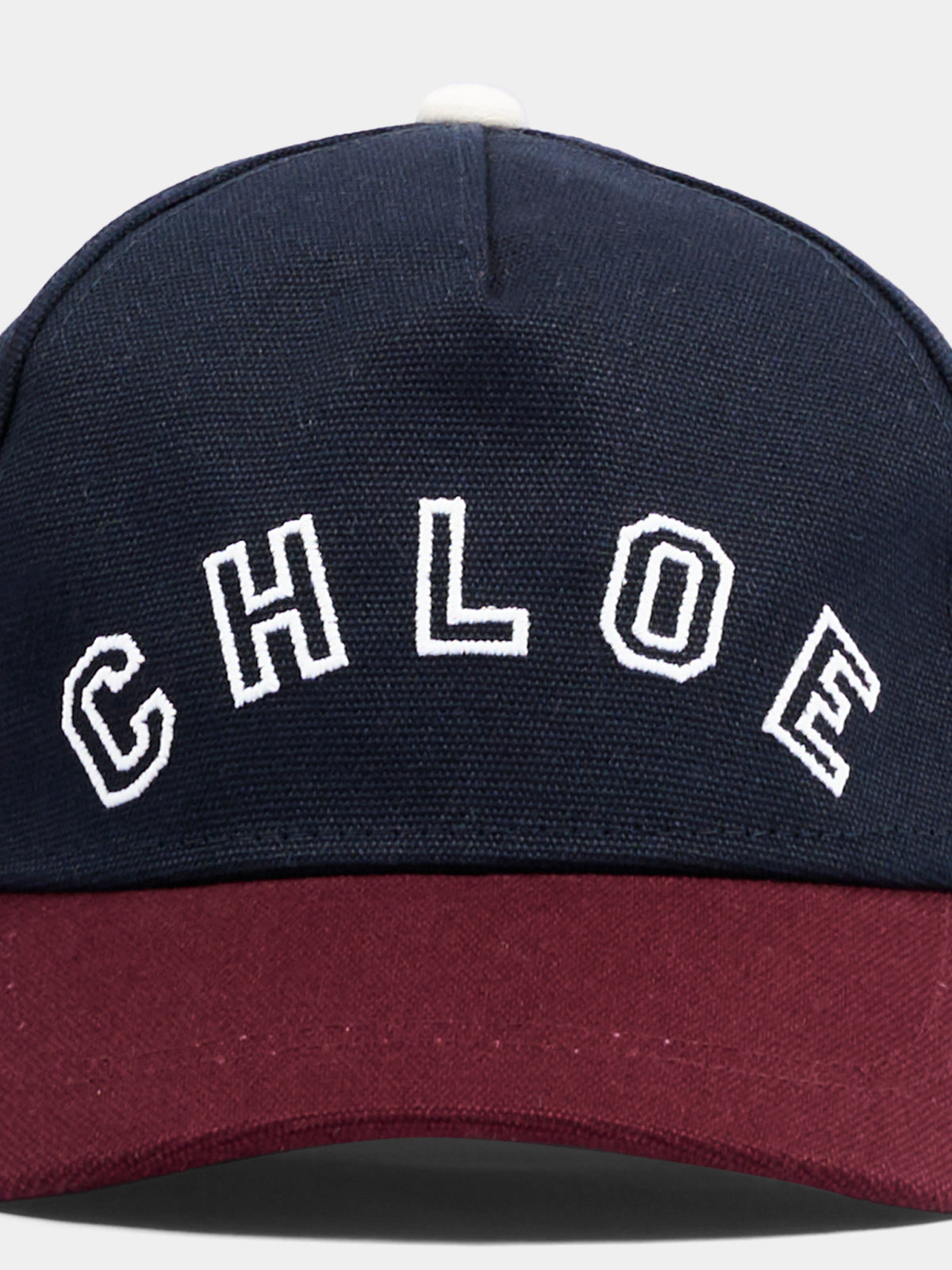 Cappello blu per bambina con logo,Chloé Kids,C21310 859